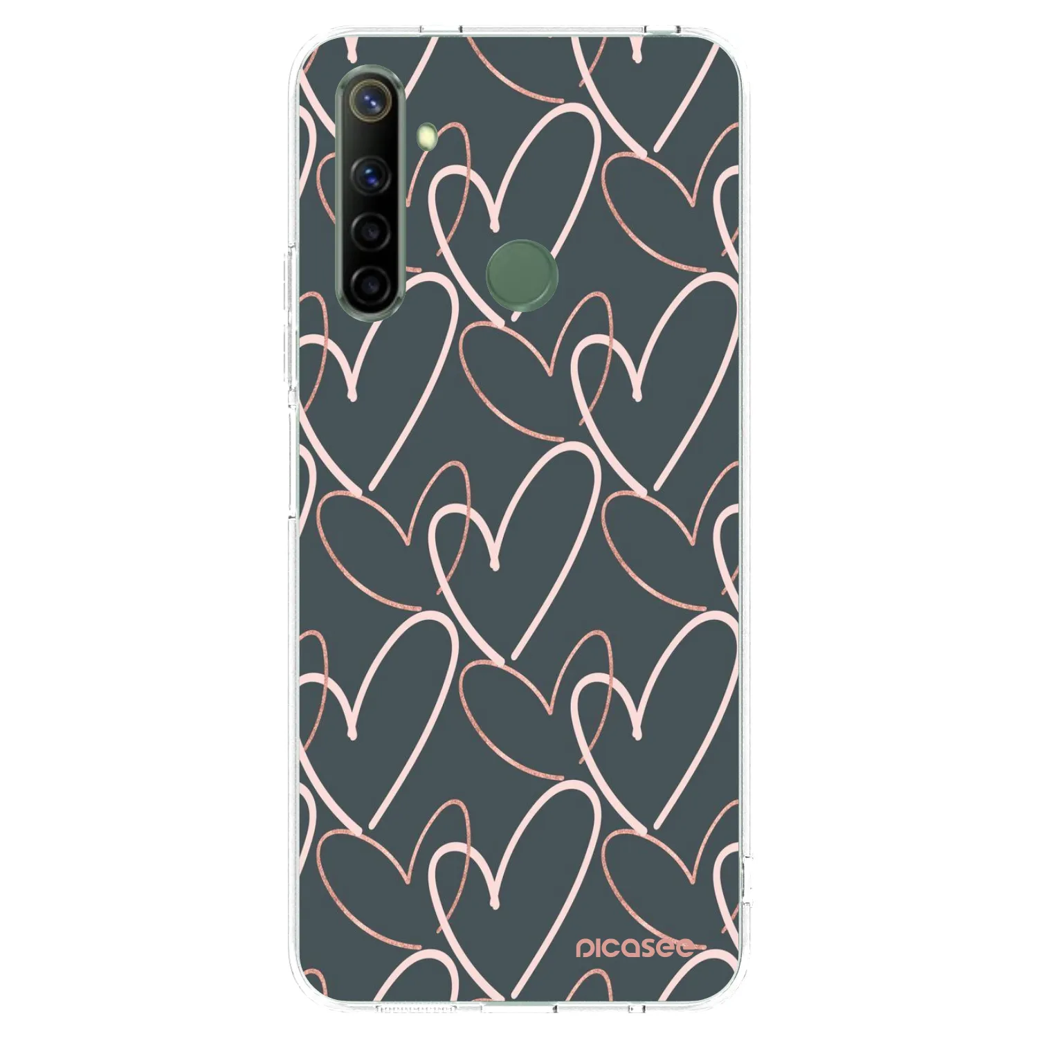 Picasee husă transparentă din silicon pentru Realme 6i - Lots of love