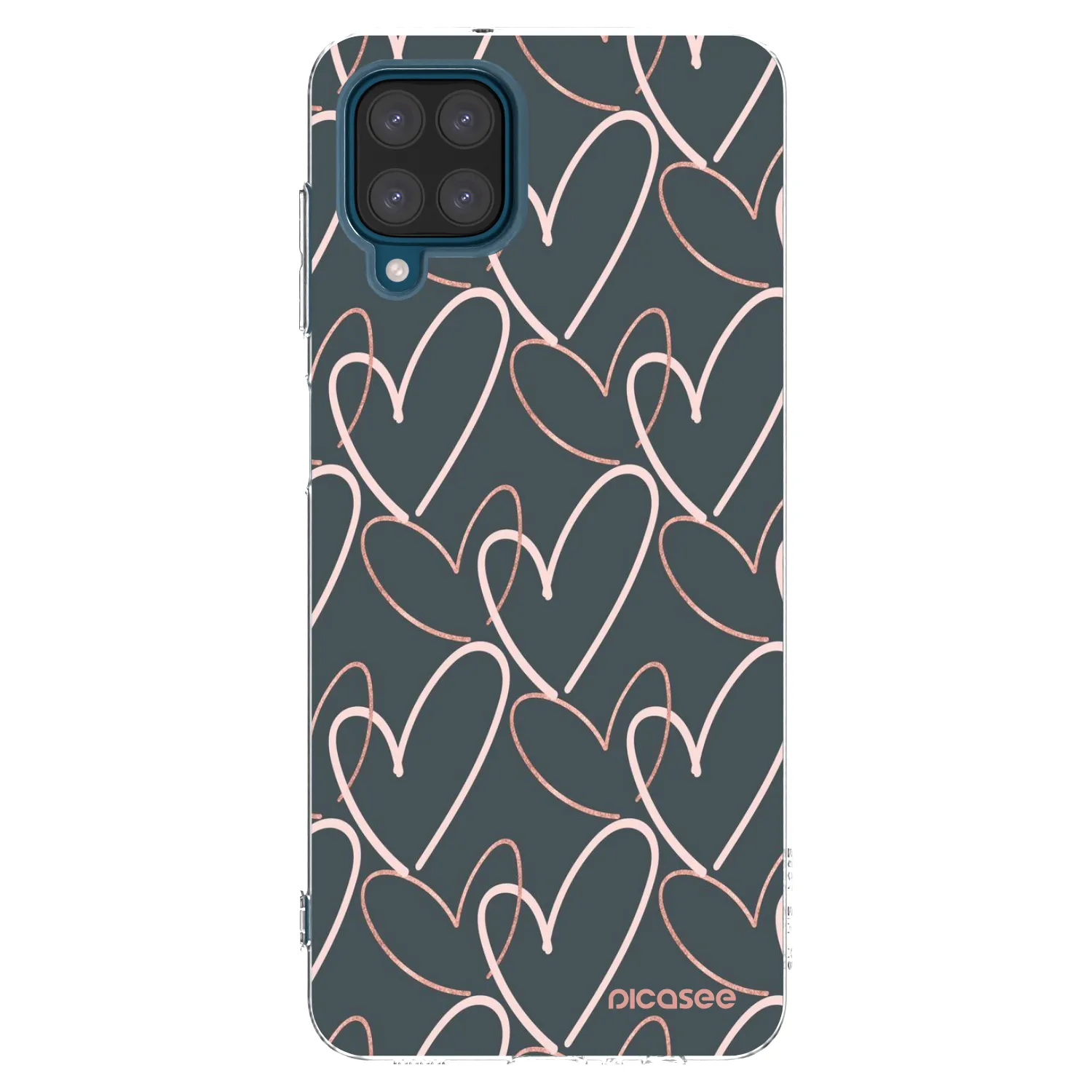 Picasee husă transparentă din silicon pentru Samsung Galaxy A12 A125F - Lots of love