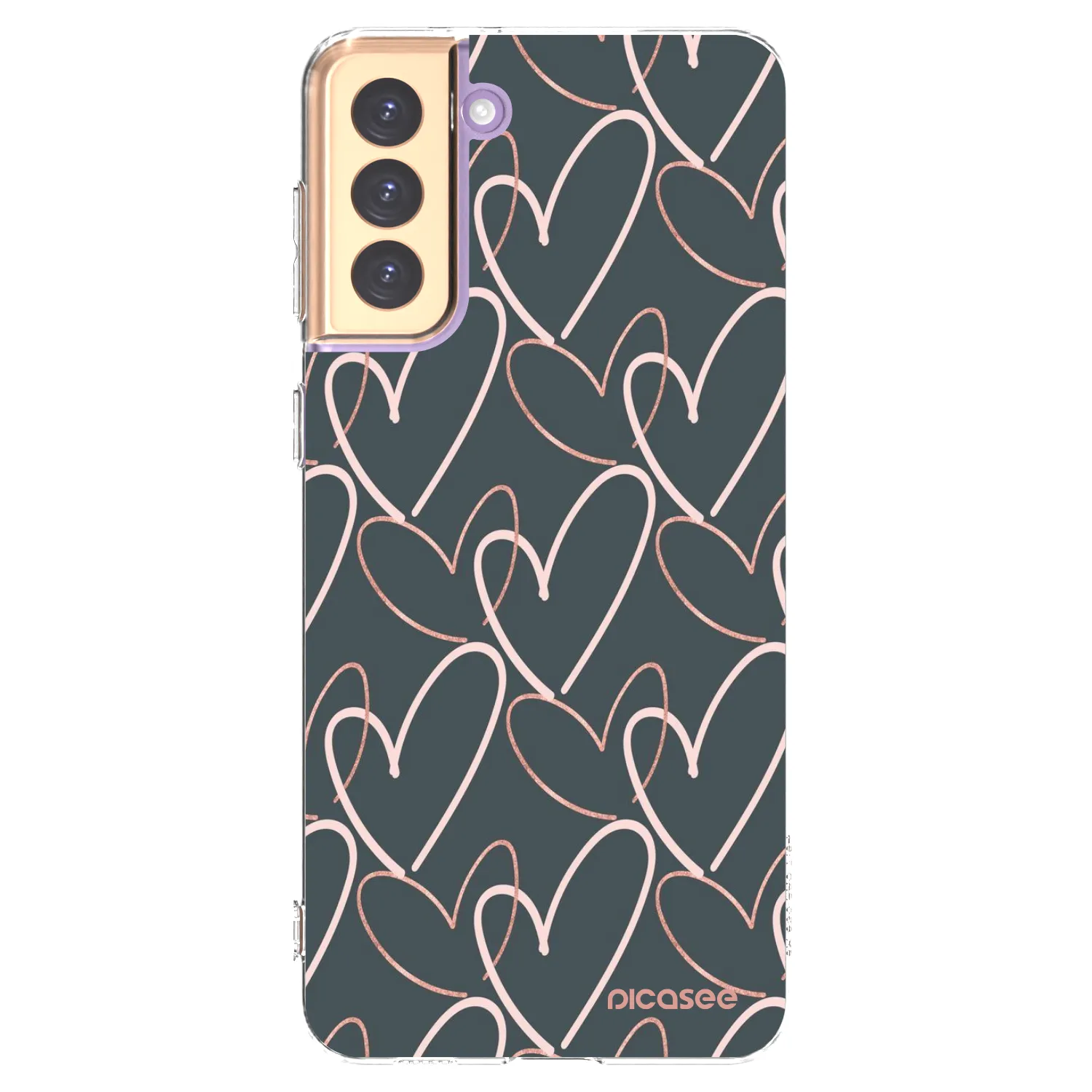 Picasee husă transparentă din silicon pentru Samsung Galaxy S21+ 5G G996F - Lots of love