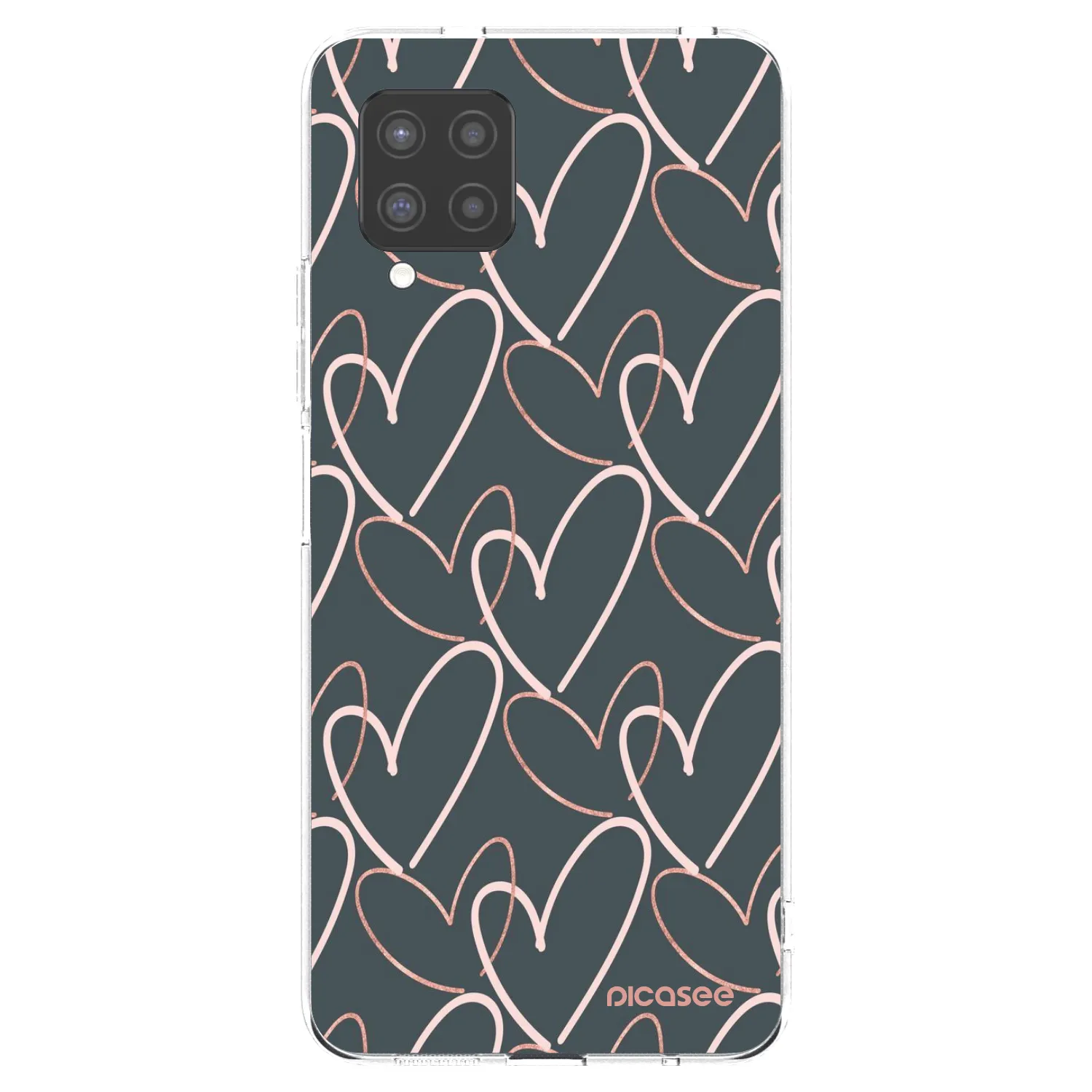 Picasee husă transparentă din silicon pentru Samsung Galaxy A42 A426B - Lots of love