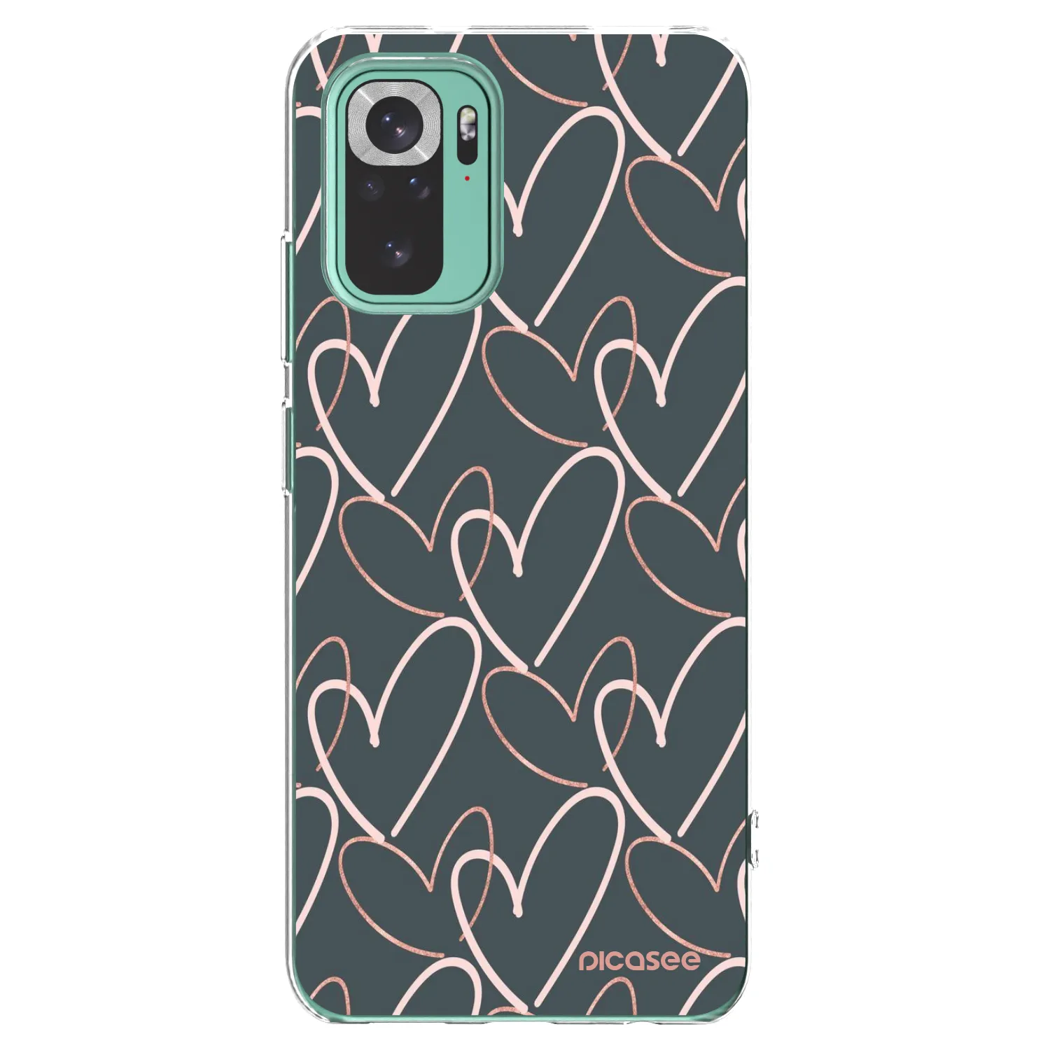 Picasee husă transparentă din silicon pentru Xiaomi Redmi Note 10 Pro - Lots of love