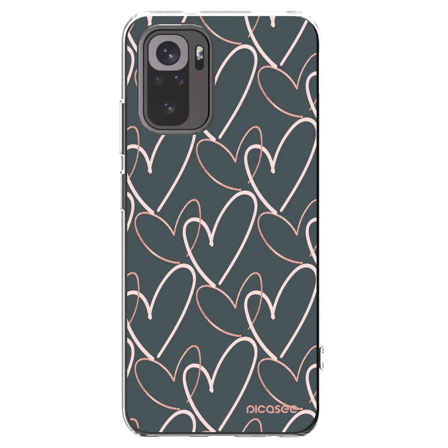 Picasee husă transparentă din silicon pentru Xiaomi Redmi Note 10S - Lots of love