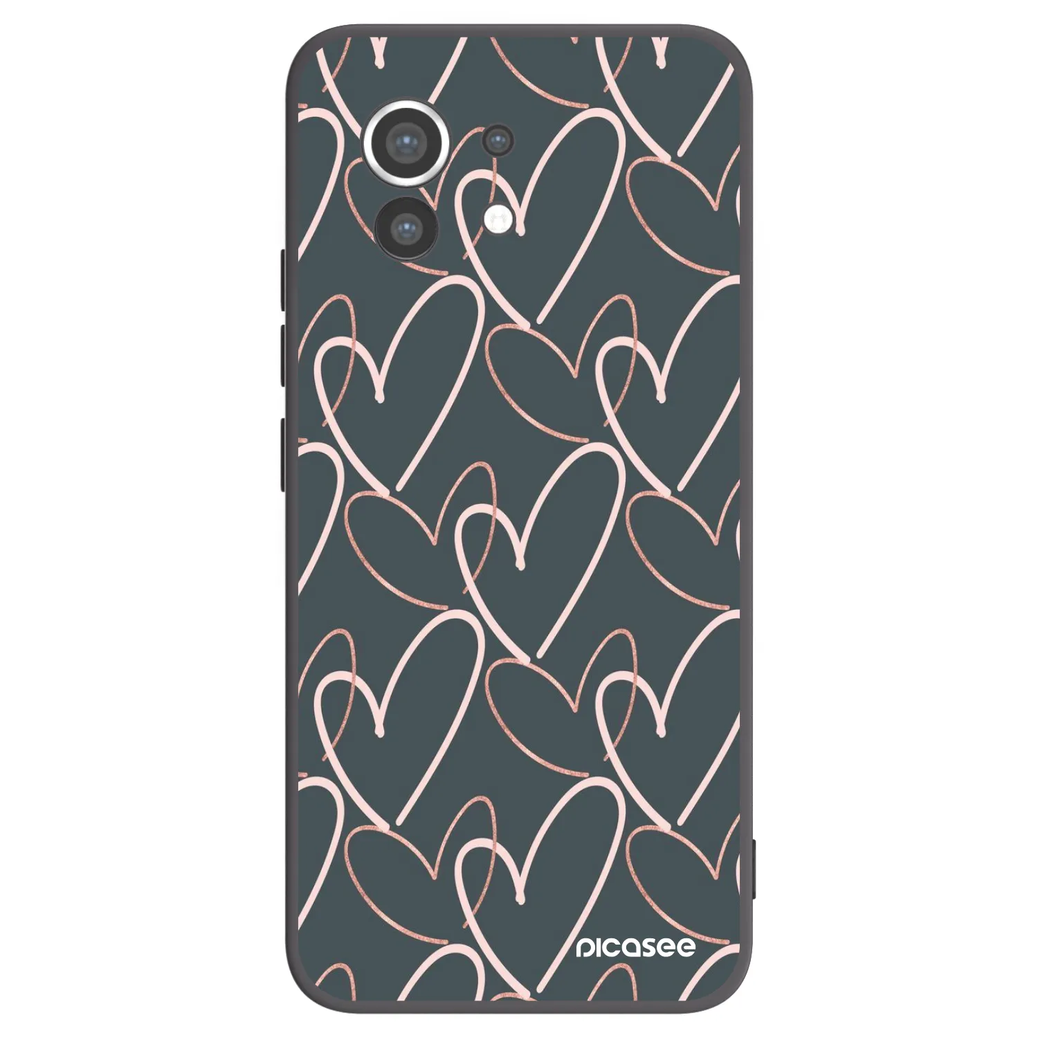 Picasee husă neagră din silicon pentru Xiaomi Mi 11 - Lots of love