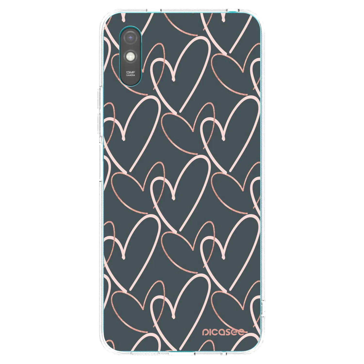 Picasee husă transparentă din silicon pentru Xiaomi Redmi 9AT - Lots of love