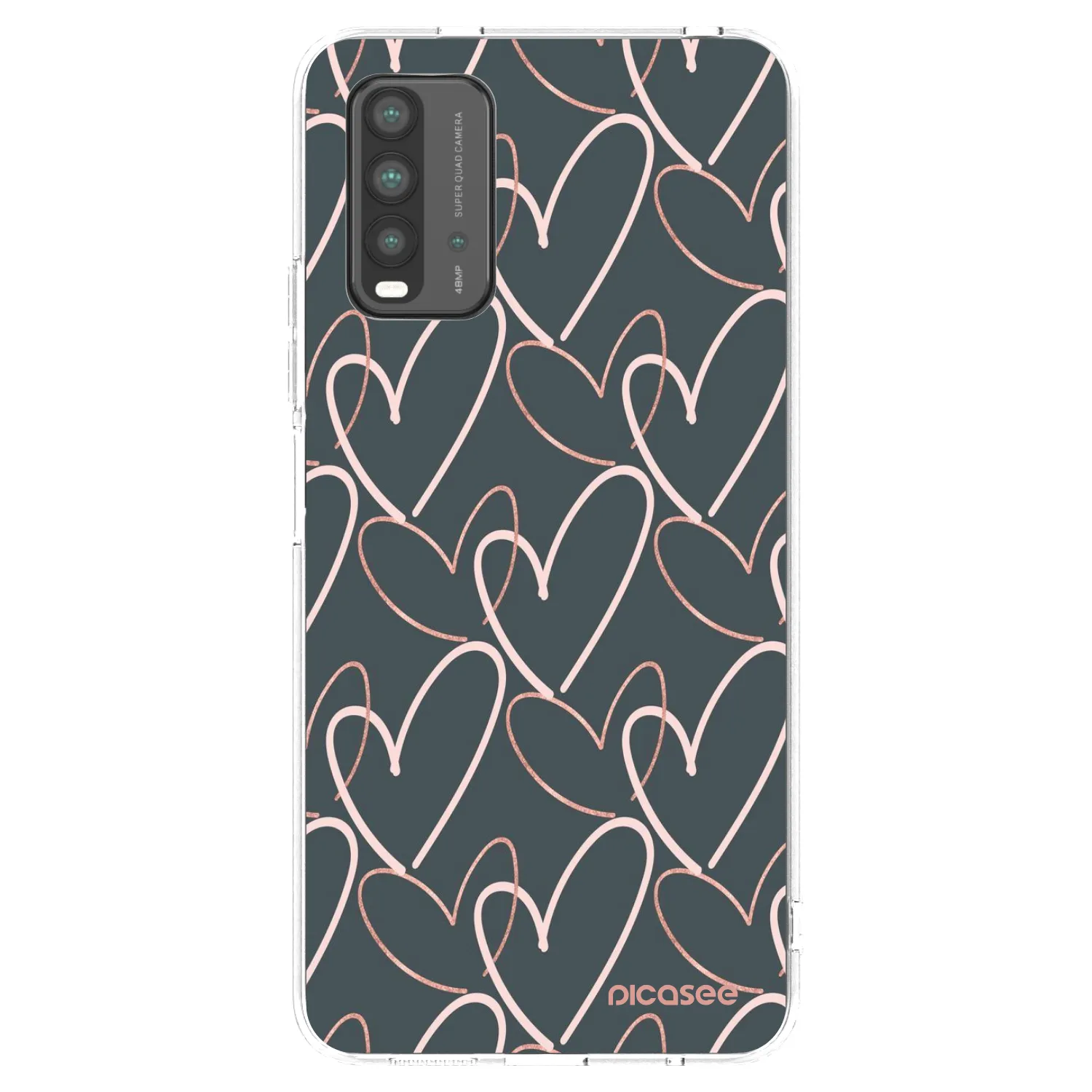 Picasee husă transparentă din silicon pentru Xiaomi Redmi 9T - Lots of love