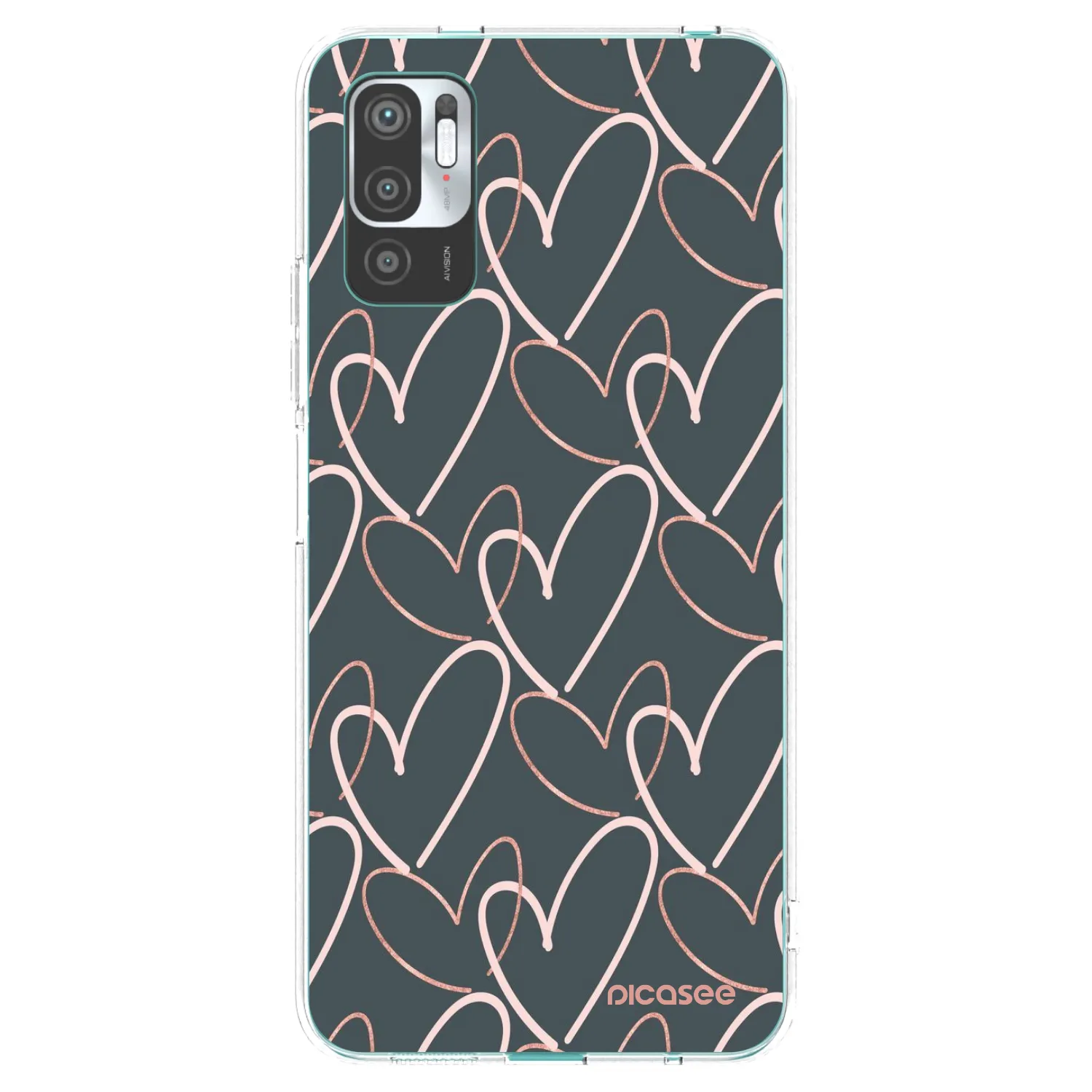 Picasee husă transparentă din silicon pentru Xiaomi Redmi Note 10 5G - Lots of love