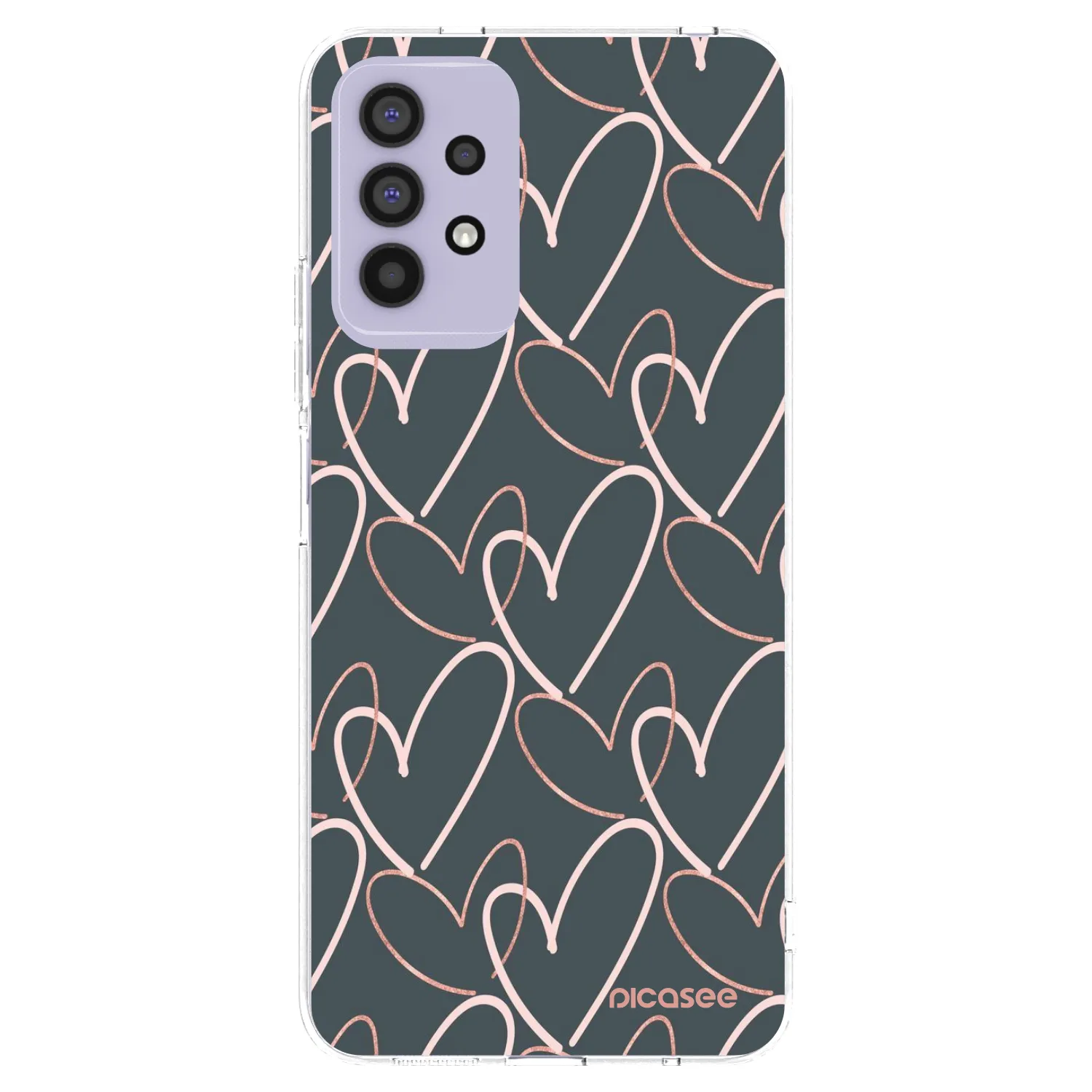 Picasee husă transparentă din silicon pentru Samsung Galaxy A32 4G SM-A325F - Lots of love