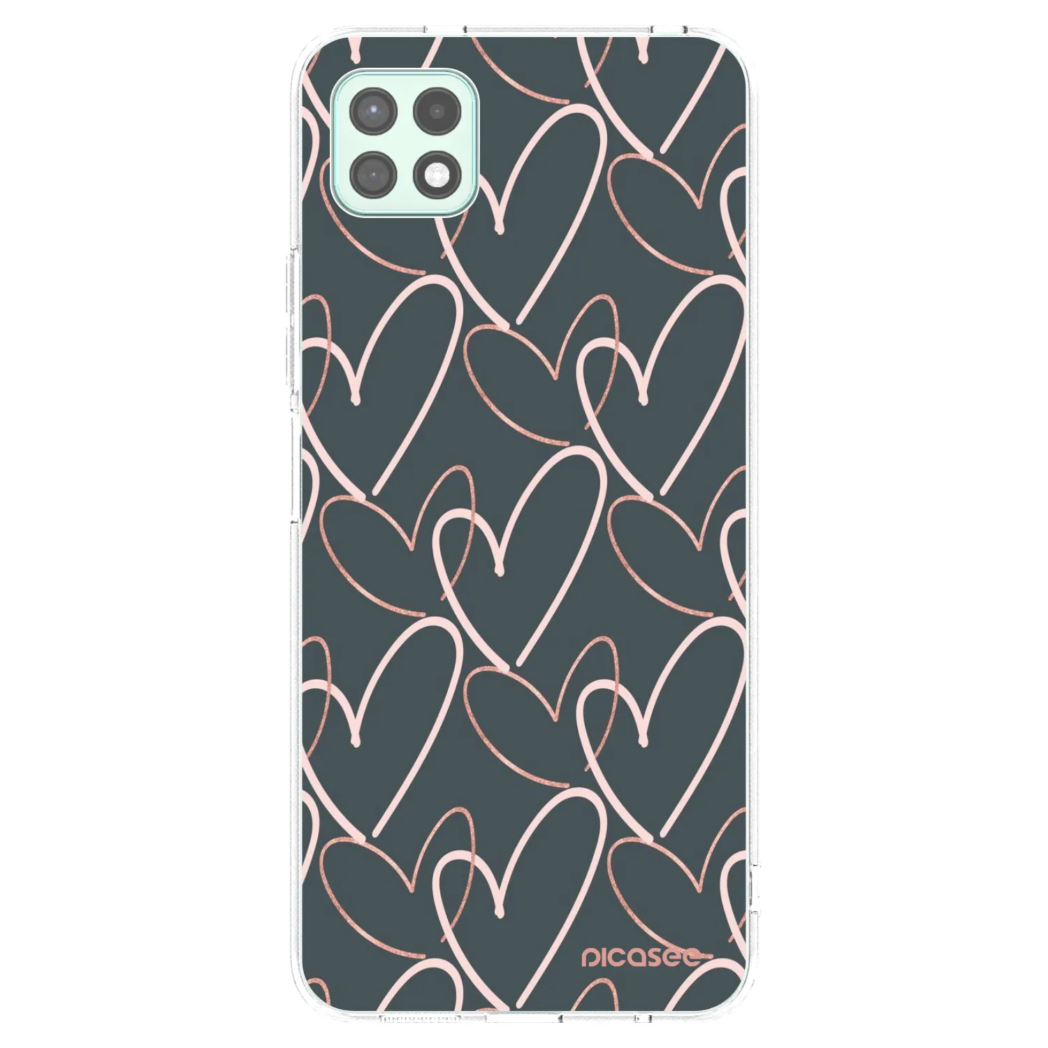 Picasee husă transparentă din silicon pentru Samsung Galaxy A22 A226B 5G - Lots of love