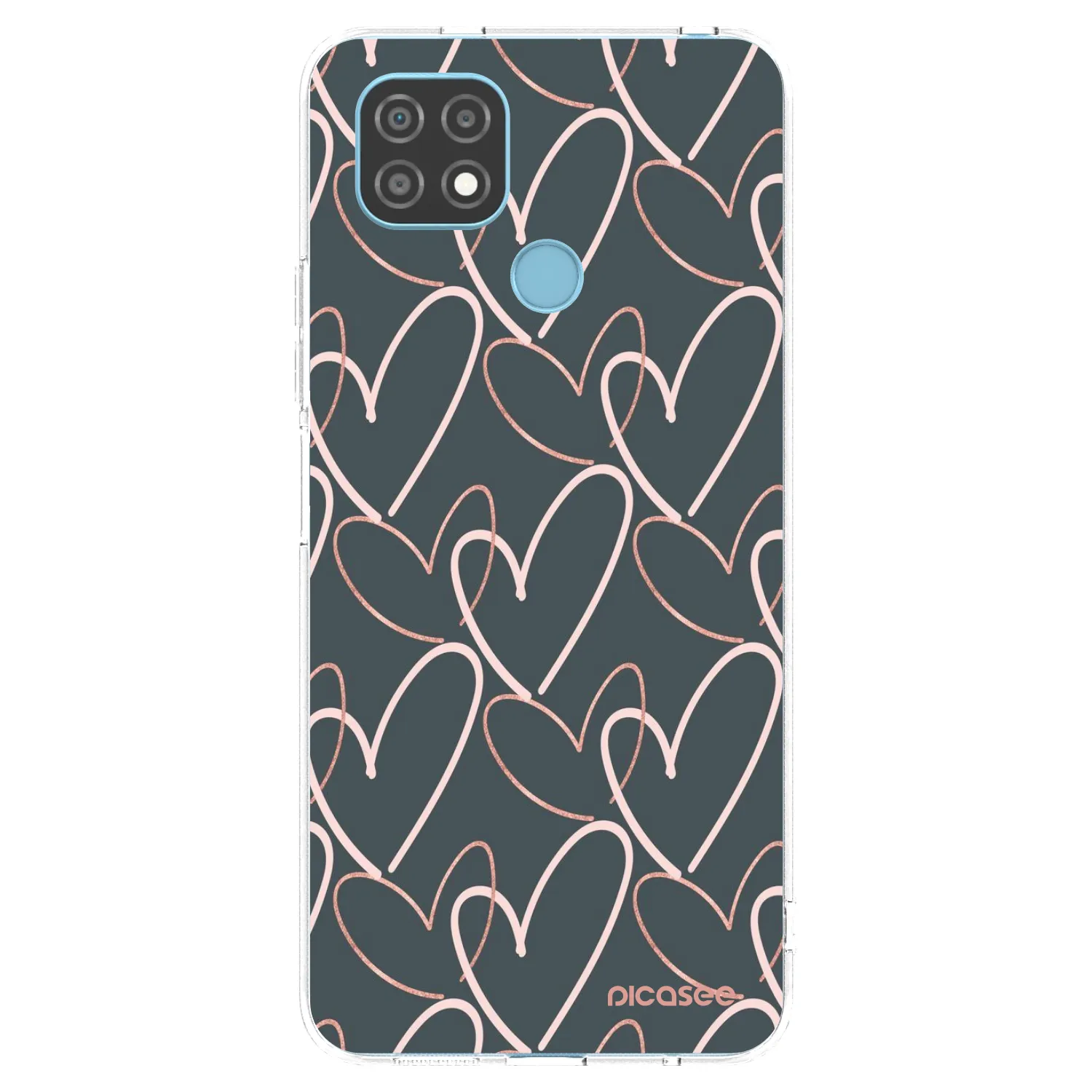 Picasee husă transparentă din silicon pentru Realme C21 - Lots of love