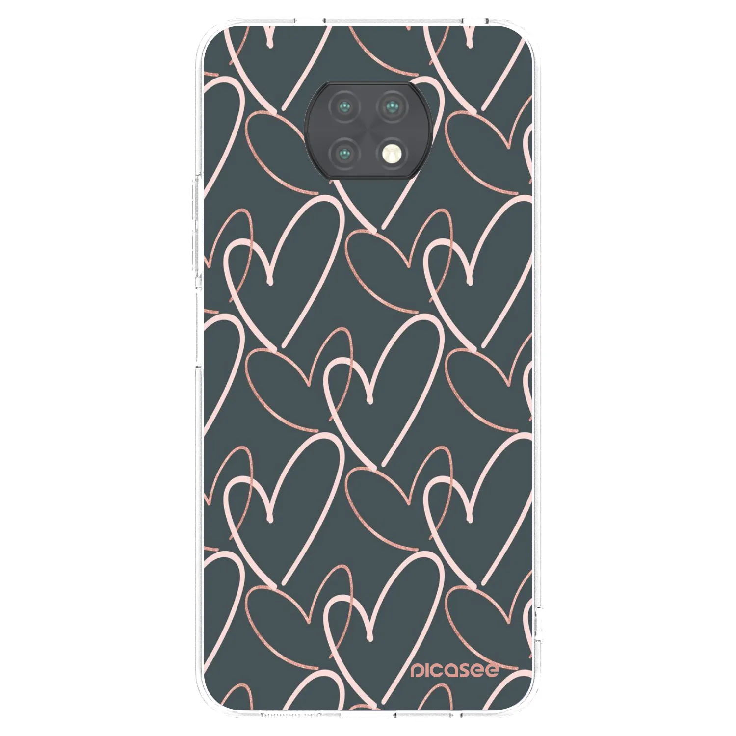 Picasee husă transparentă din silicon pentru Xiaomi Redmi Note 9T - Lots of love