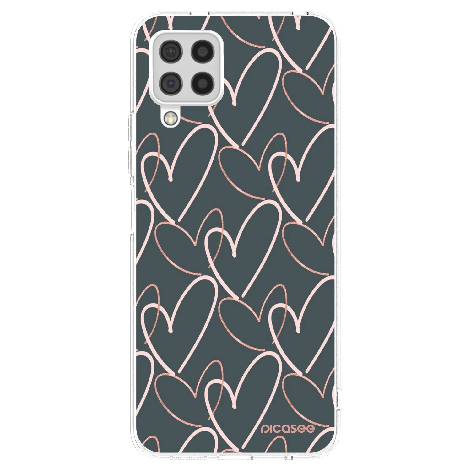 Picasee husă transparentă din silicon pentru Samsung Galaxy A22 A225F 4G - Lots of love