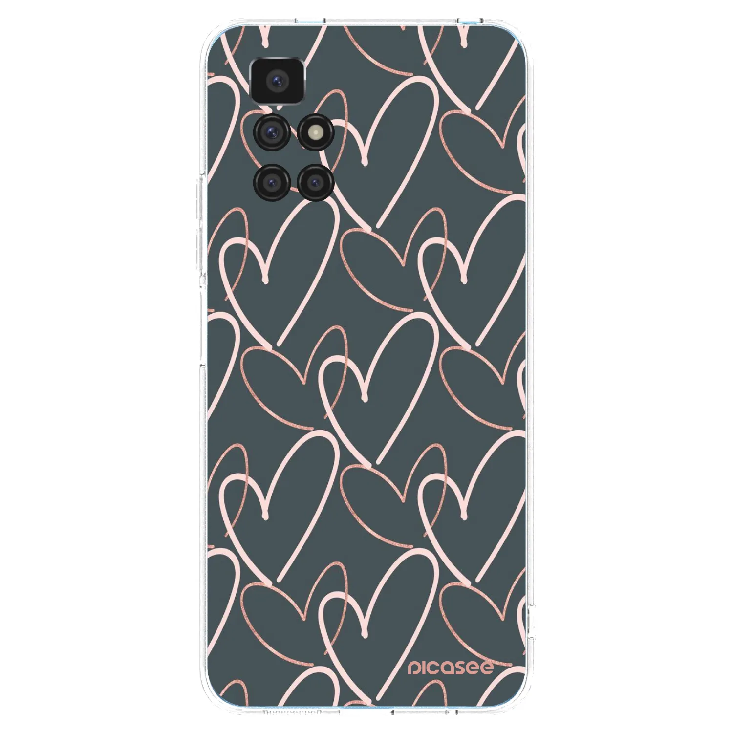 Picasee husă transparentă din silicon pentru Xiaomi Redmi 10 - Lots of love