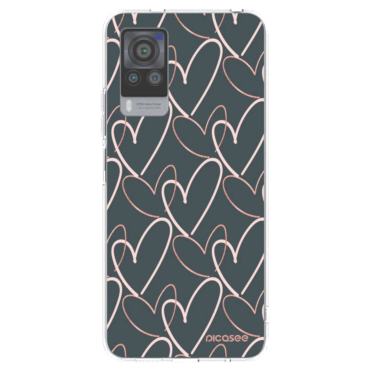 Picasee husă transparentă din silicon pentru Vivo X60 Pro 5G - Lots of love