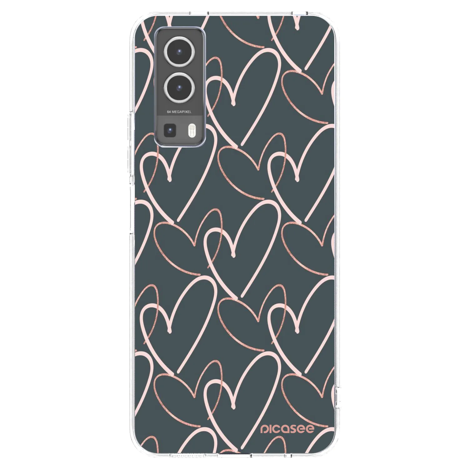 Picasee husă transparentă din silicon pentru Vivo Y72 5G - Lots of love