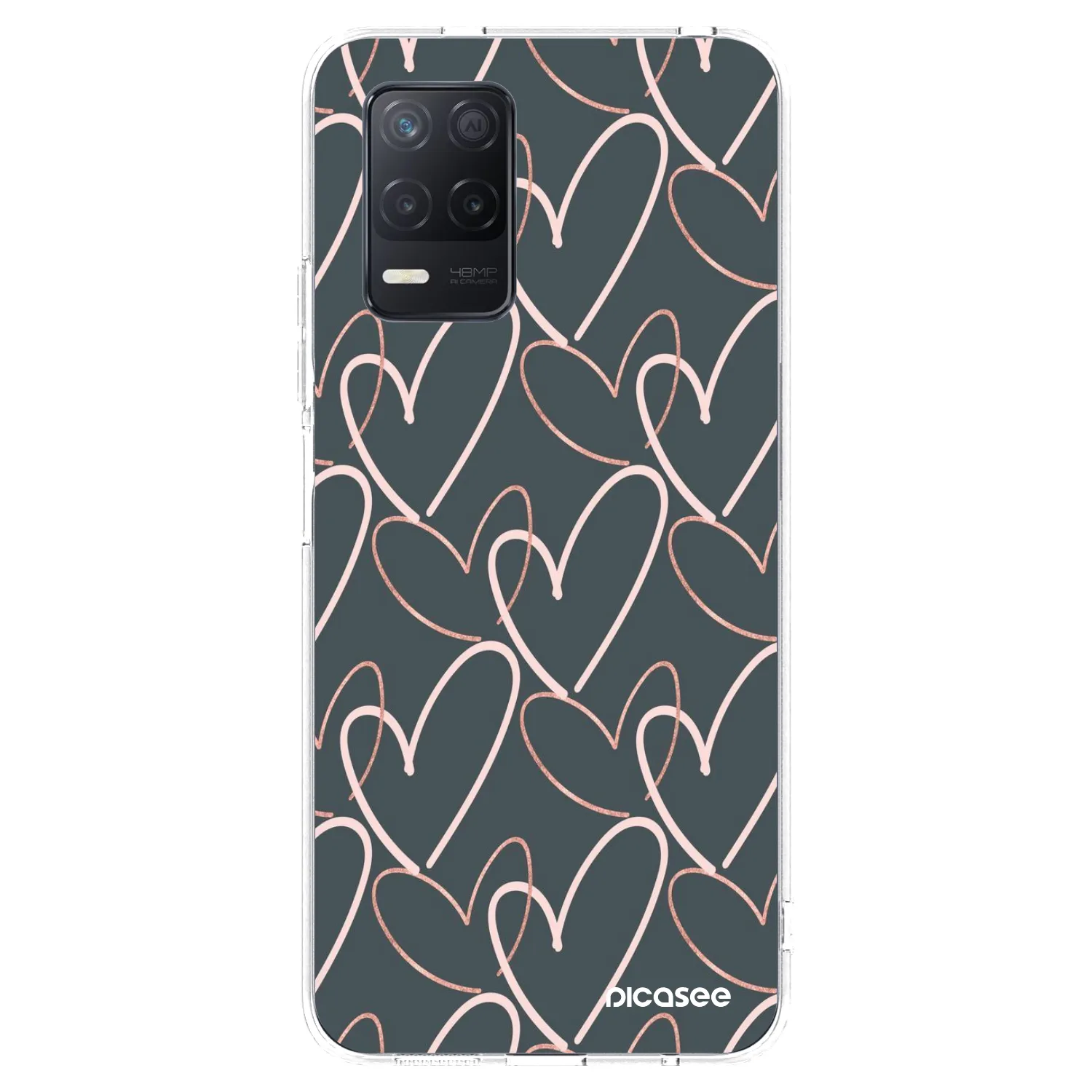 Picasee husă transparentă din silicon pentru Realme 8 5G - Lots of love