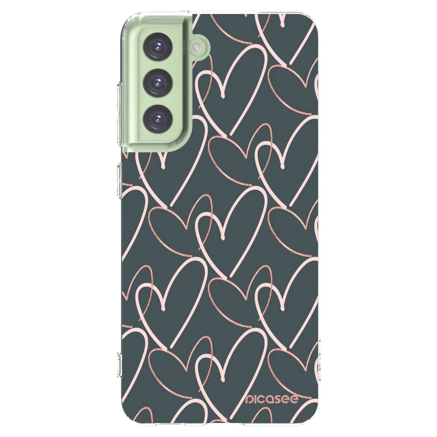 Picasee husă transparentă din silicon pentru Samsung Galaxy S21 FE 5G - Lots of love