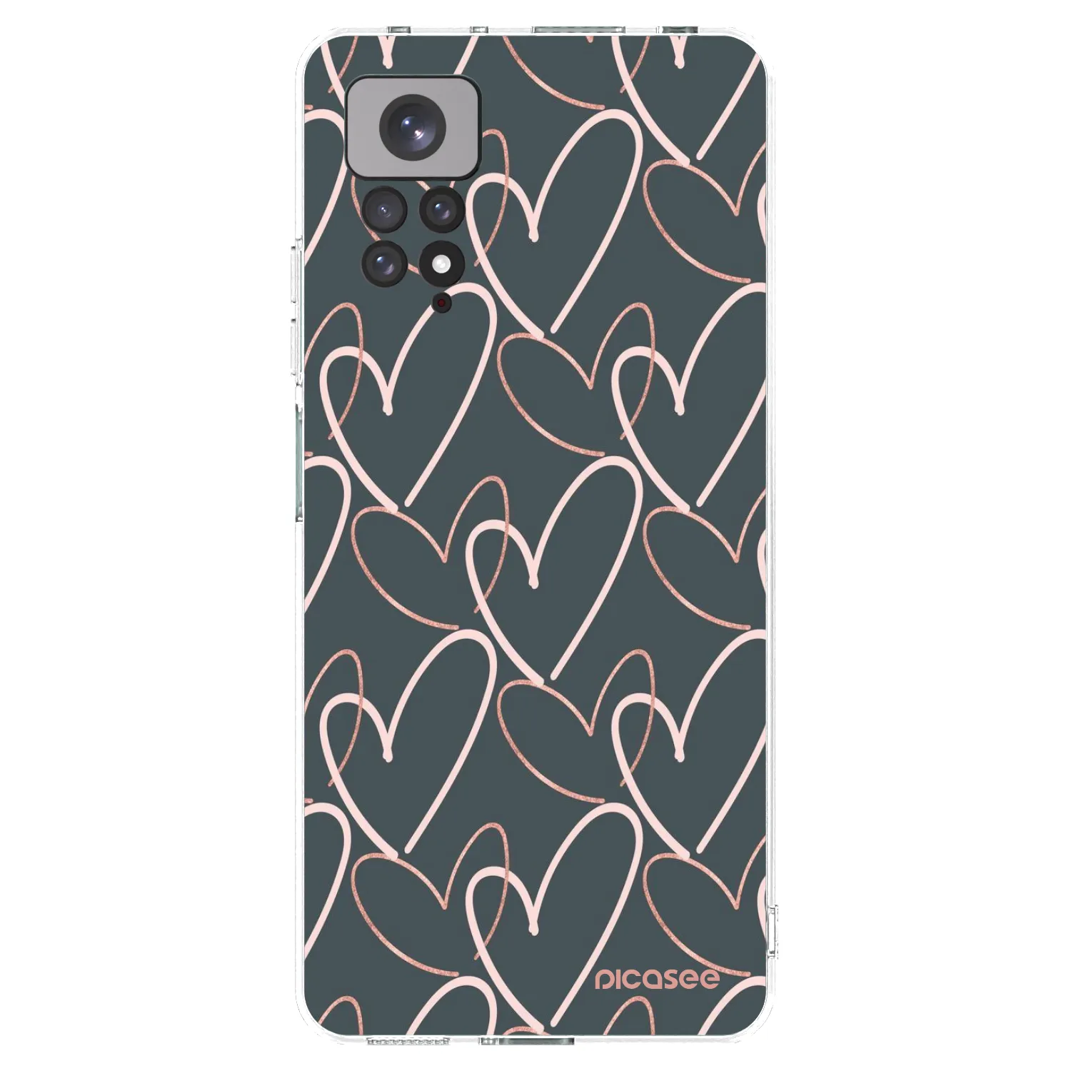 Picasee husă transparentă din silicon pentru Xiaomi Redmi Note 11 - Lots of love