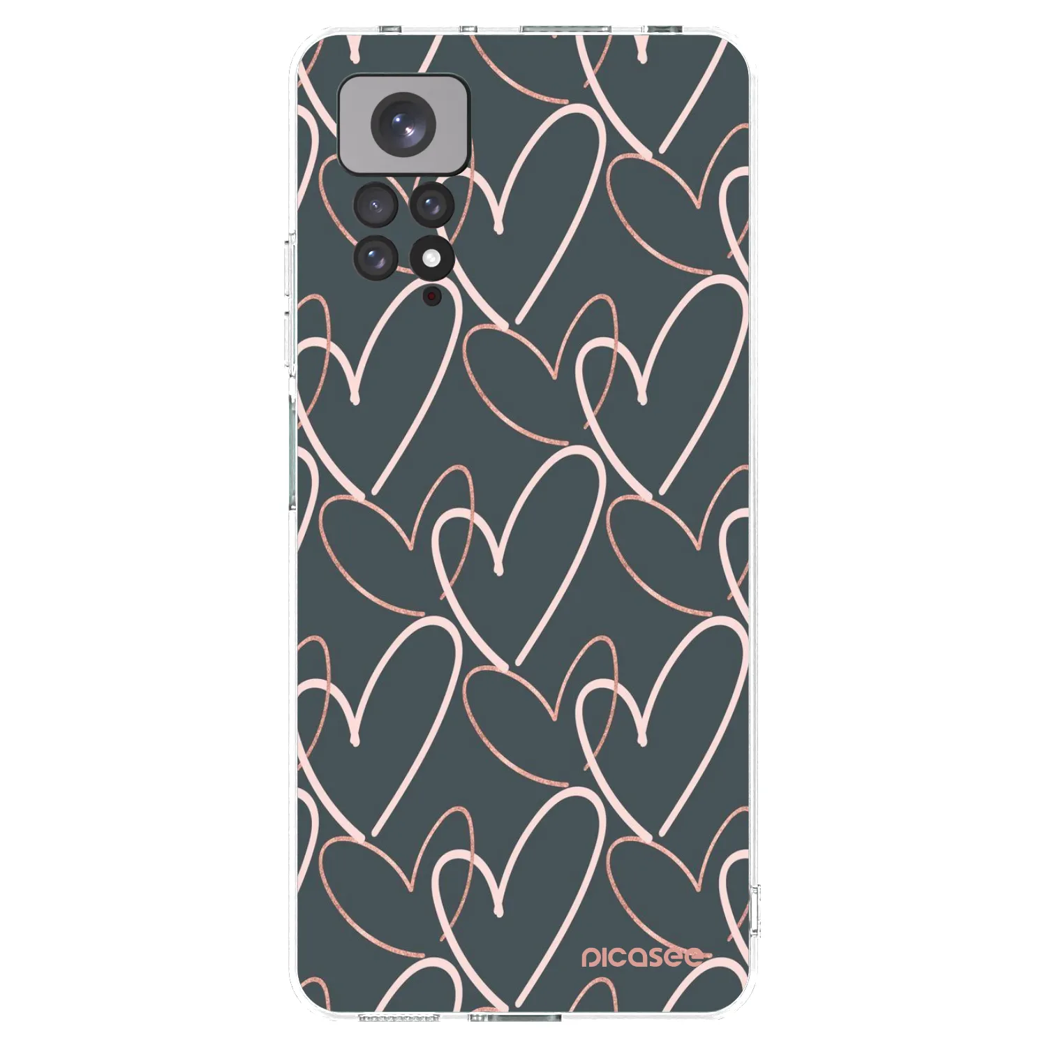 Picasee husă transparentă din silicon pentru Xiaomi Redmi Note 11S 4G - Lots of love