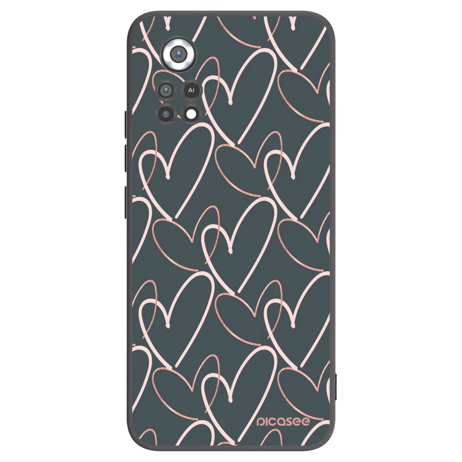 Picasee husă neagră din silicon pentru Xiaomi Poco X4 Pro 5G - Lots of love