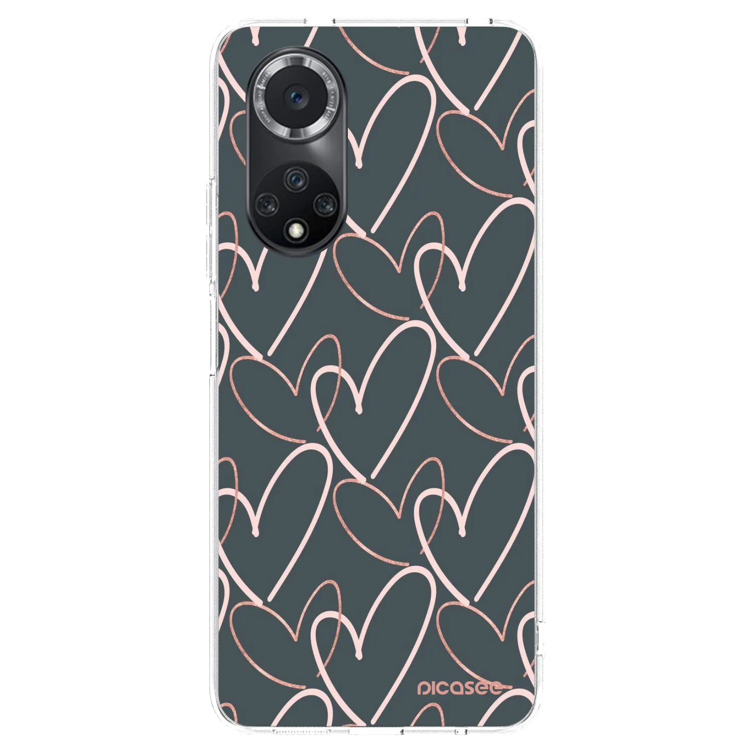 Picasee husă transparentă din silicon pentru Huawei Nova 9 SE - Lots of love