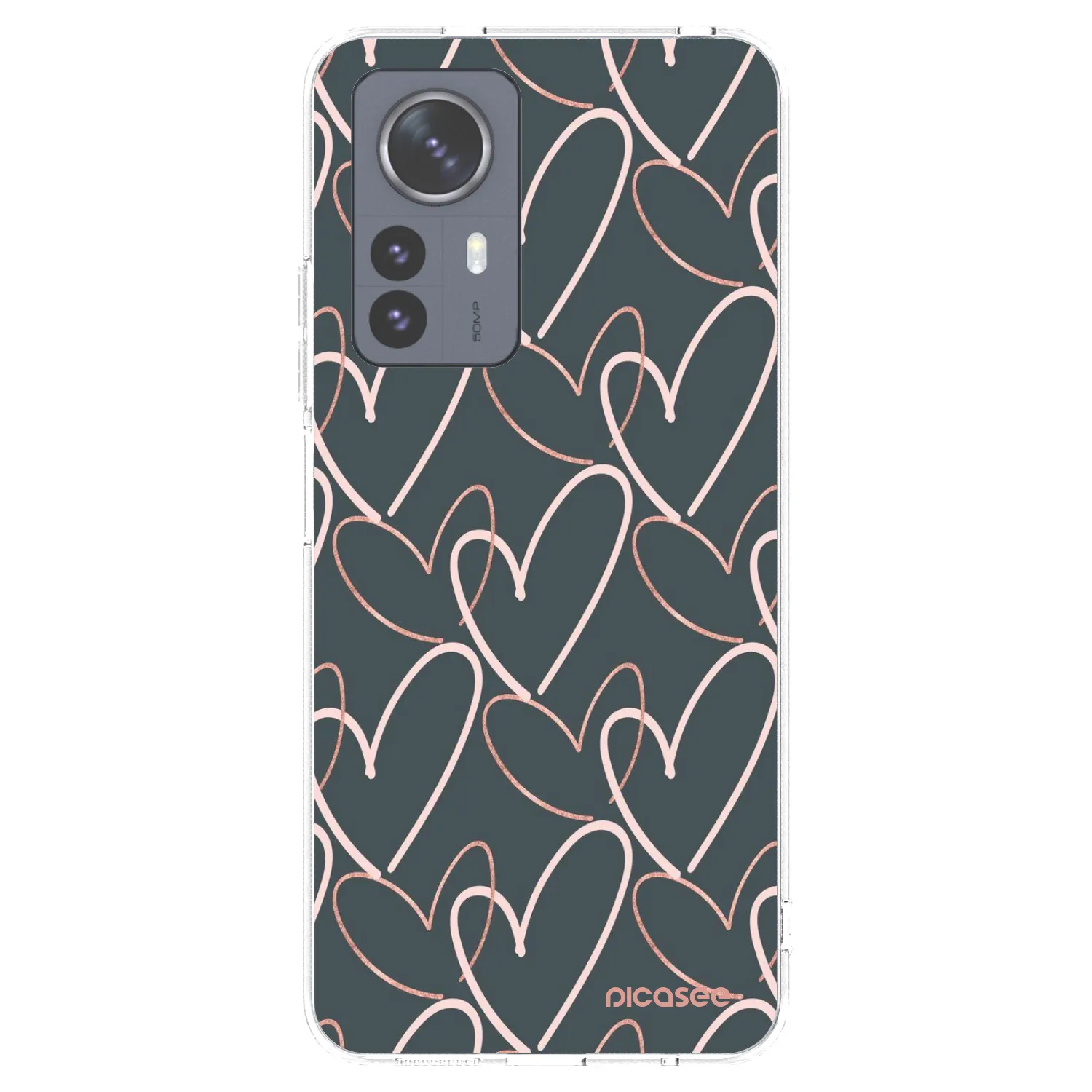 Picasee husă transparentă din silicon pentru Xiaomi 12 Pro - Lots of love