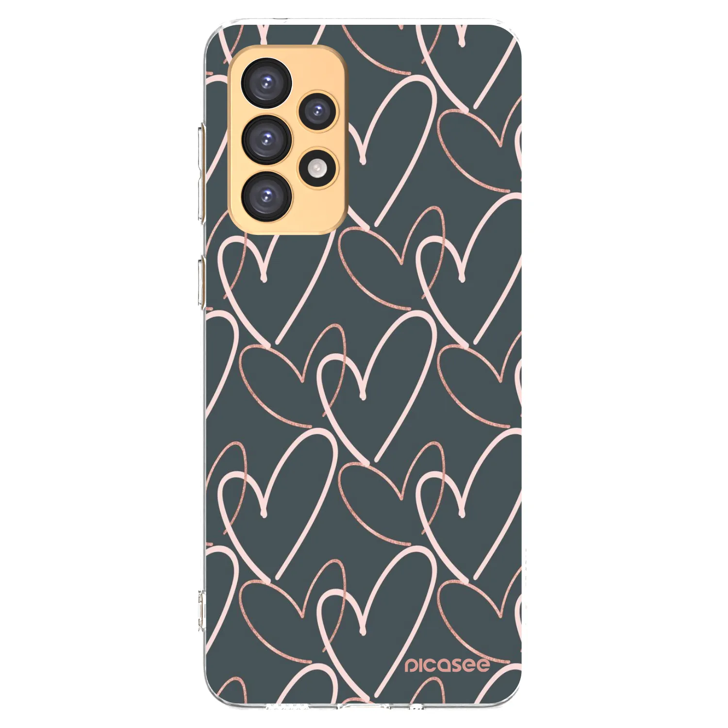 Picasee husă transparentă din silicon pentru Samsung Galaxy A33 5G A336 - Lots of love