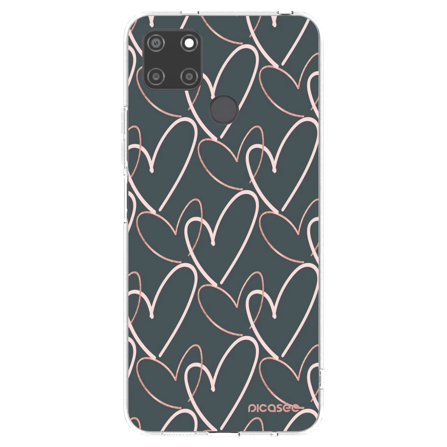Picasee husă transparentă din silicon pentru Realme C21Y - Lots of love