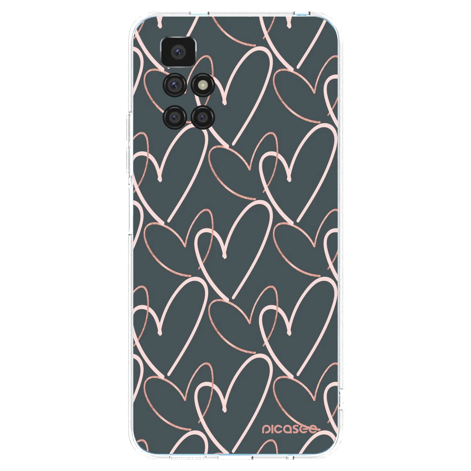 Picasee husă transparentă din silicon pentru Xiaomi Redmi 10 (2022) - Lots of love