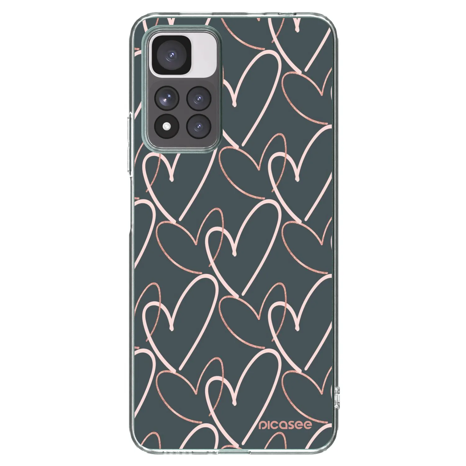 Picasee husă transparentă din silicon pentru Xiaomi Redmi Note 11 Pro+ 5G - Lots of love