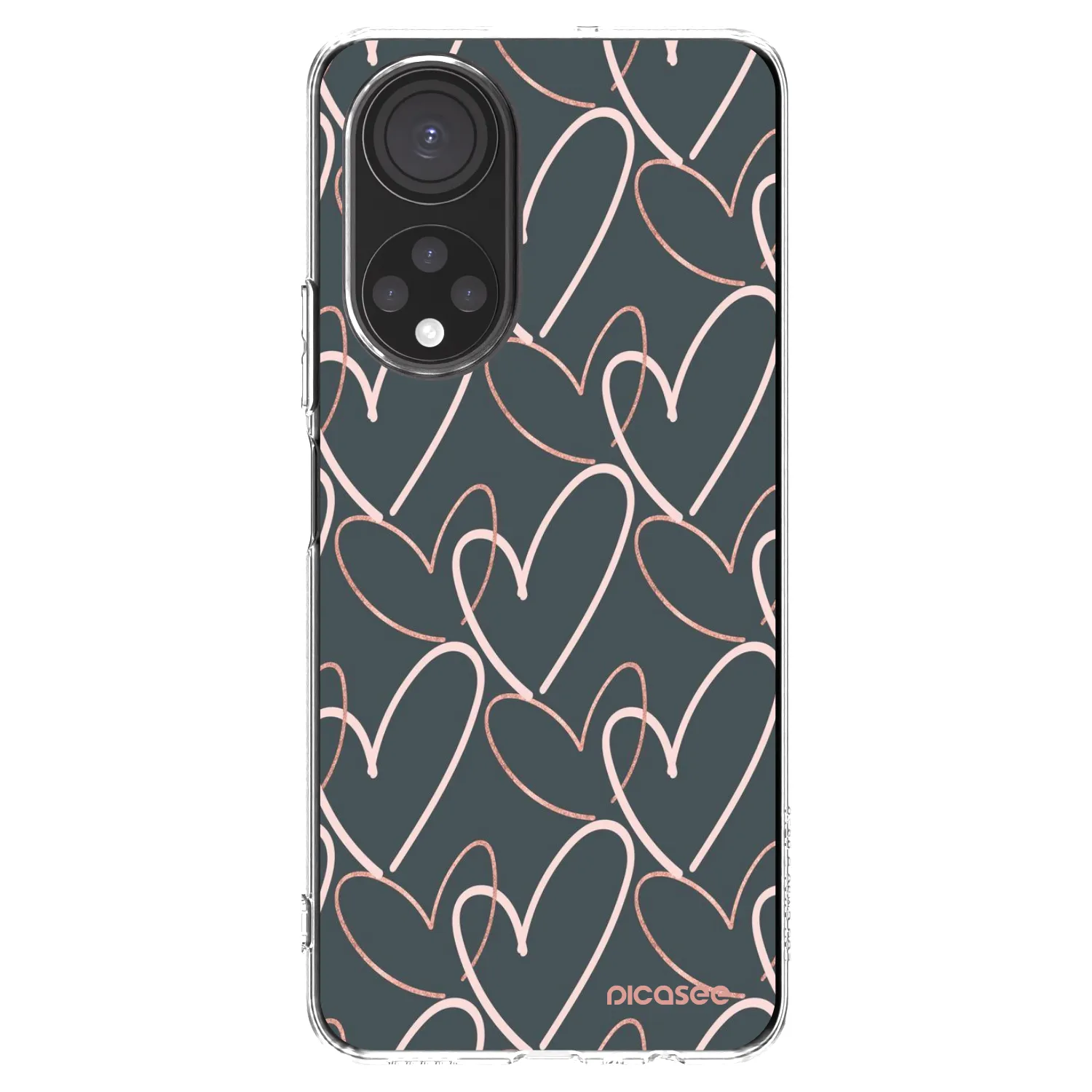 Picasee husă transparentă din silicon pentru Honor X7 - Lots of love