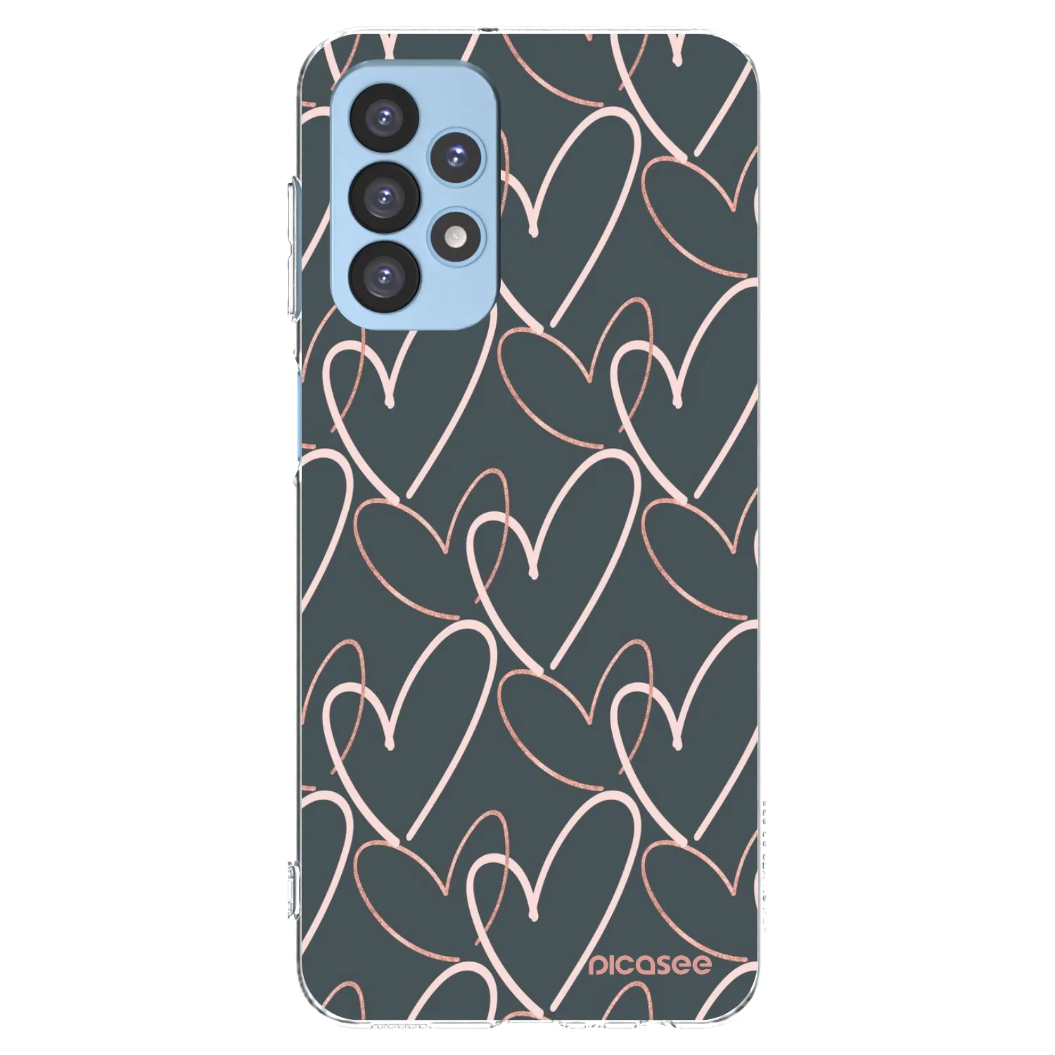 Picasee husă transparentă din silicon pentru Samsung Galaxy A23 A235F 4G - Lots of love