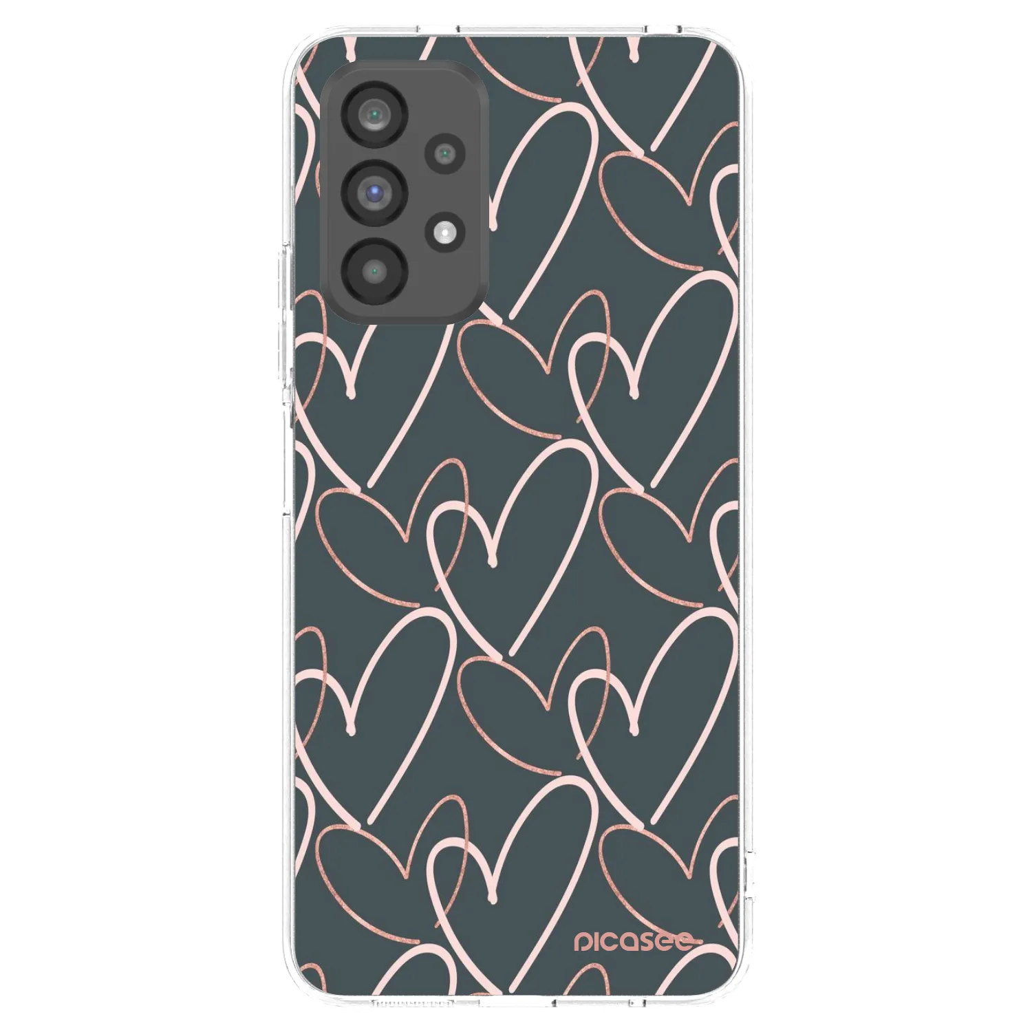 Picasee husă transparentă din silicon pentru Samsung Galaxy A73 5G - Lots of love