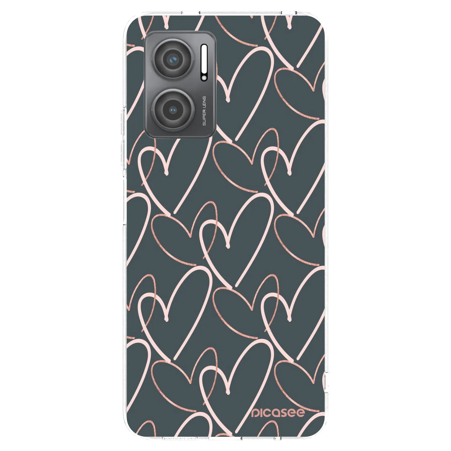 Picasee husă transparentă din silicon pentru Xiaomi Redmi 10 5G - Lots of love