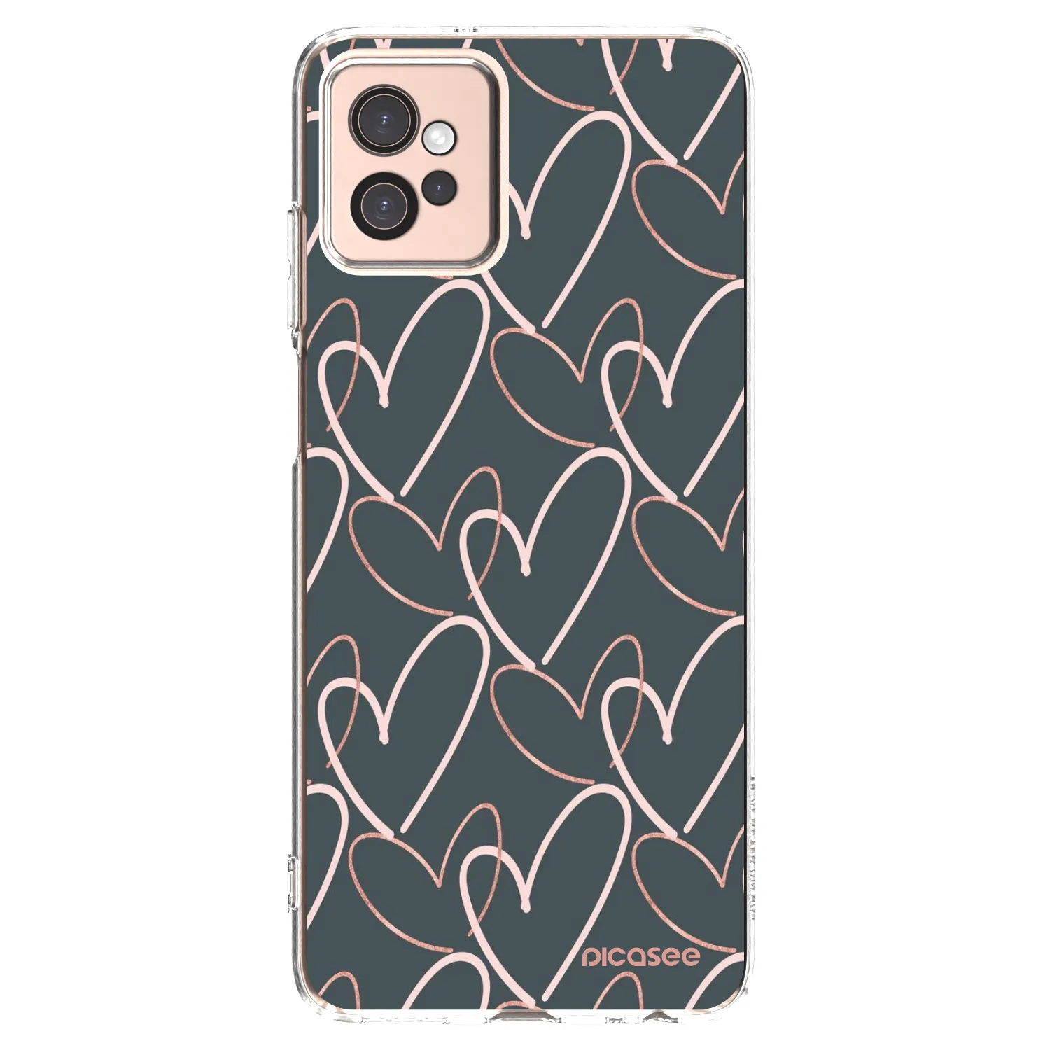 Picasee husă transparentă din silicon pentru Motorola Moto G32 - Lots of love