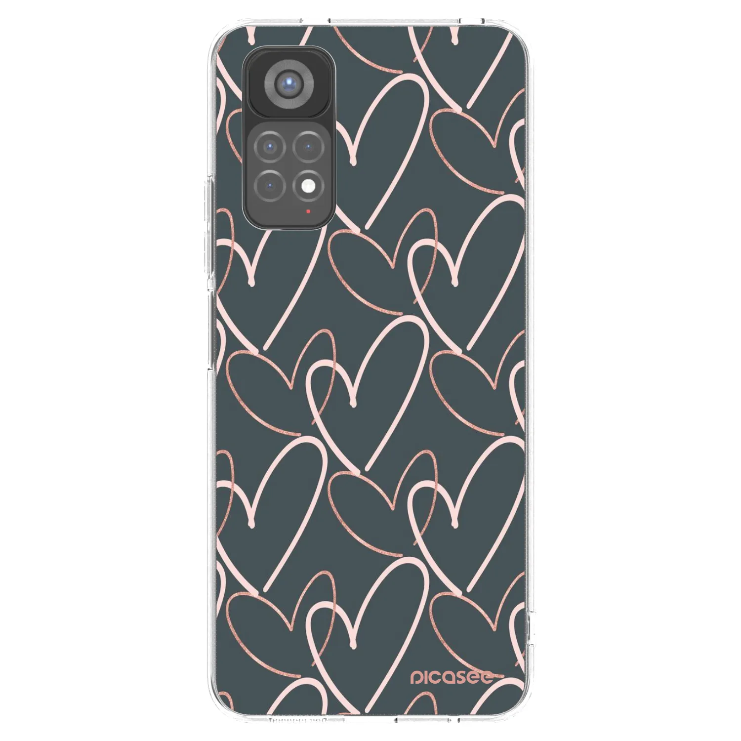 Picasee husă transparentă din silicon pentru Xiaomi Redmi Note 11S 5G - Lots of love