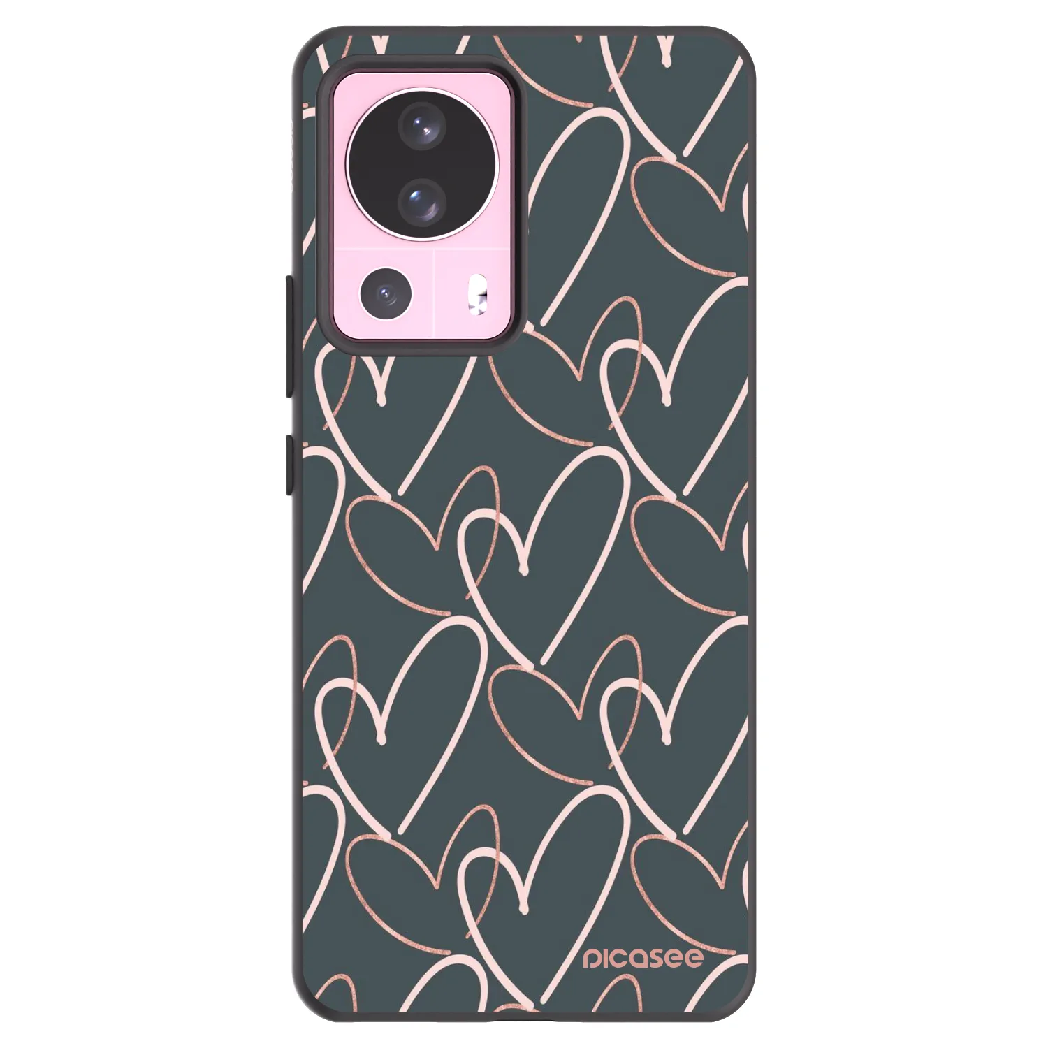 Picasee husă neagră din silicon pentru Xiaomi 13 Lite - Lots of love