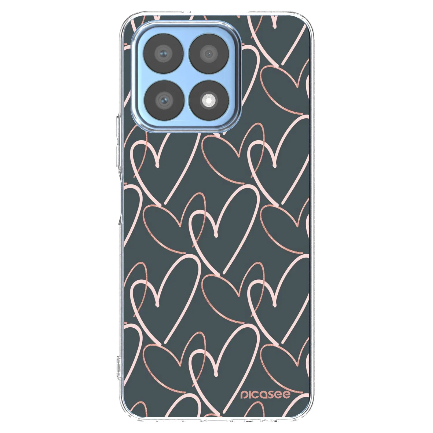 Picasee husă transparentă din silicon pentru Honor X8a - Lots of love