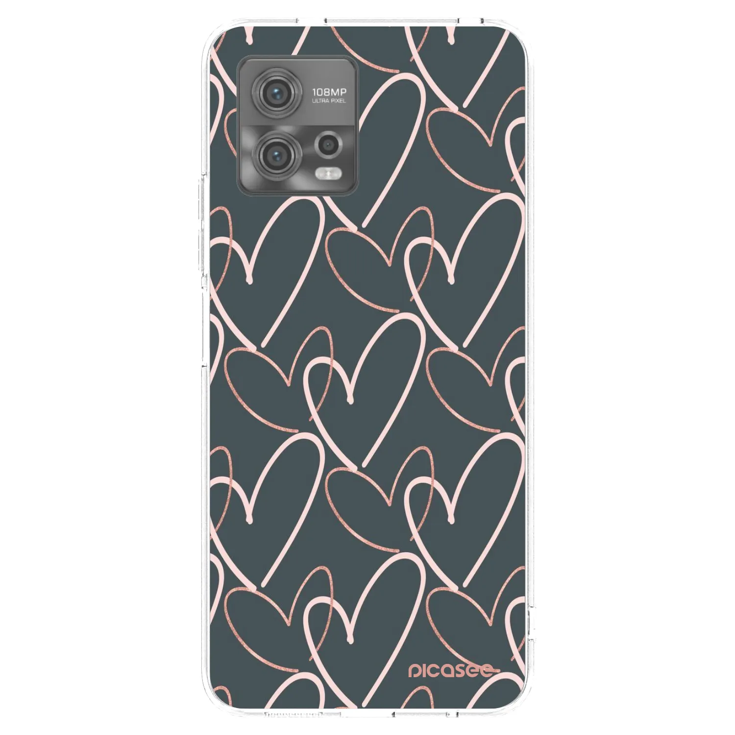 Picasee husă transparentă din silicon pentru Motorola Moto G72 - Lots of love