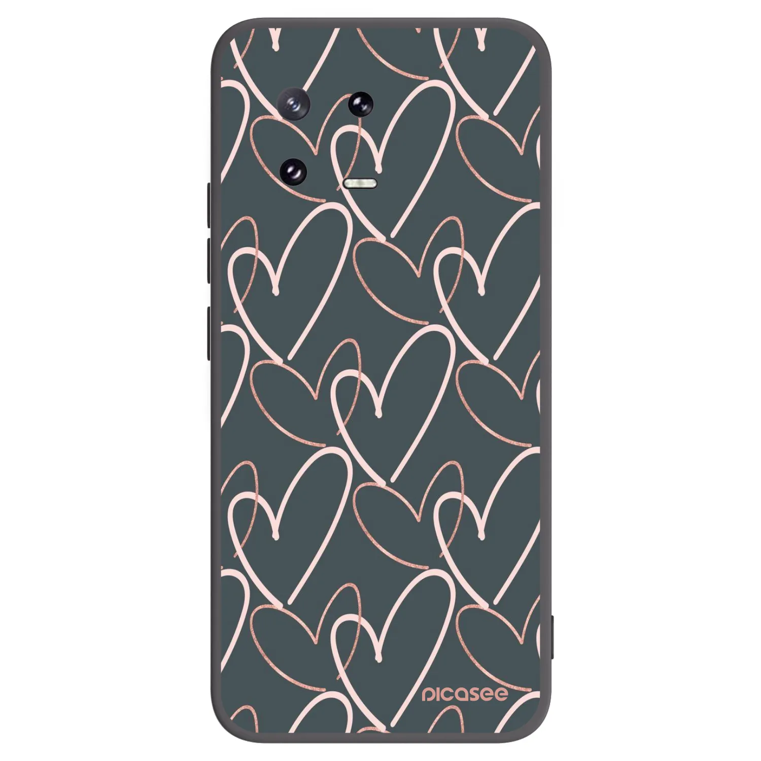 Picasee husă neagră din silicon pentru Xiaomi 13 Pro - Lots of love