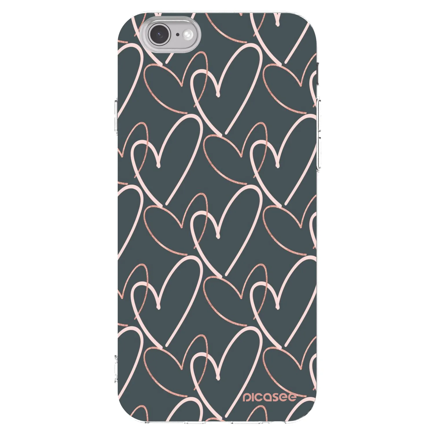 Picasee husă transparentă din silicon pentru Apple iPhone 6/6S - Lots of love