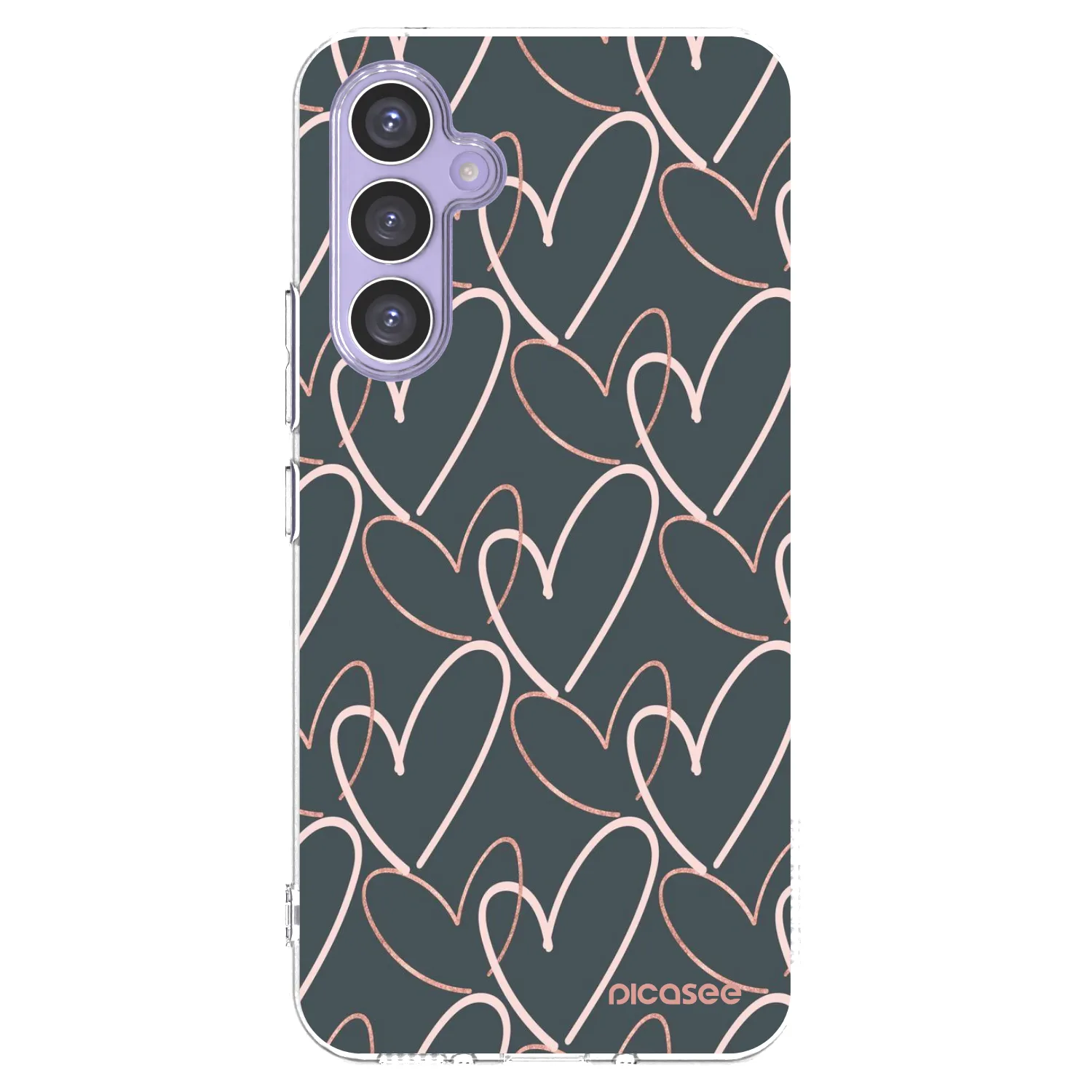 Picasee husă transparentă din silicon pentru Samsung Galaxy A54 5G A546B - Lots of love
