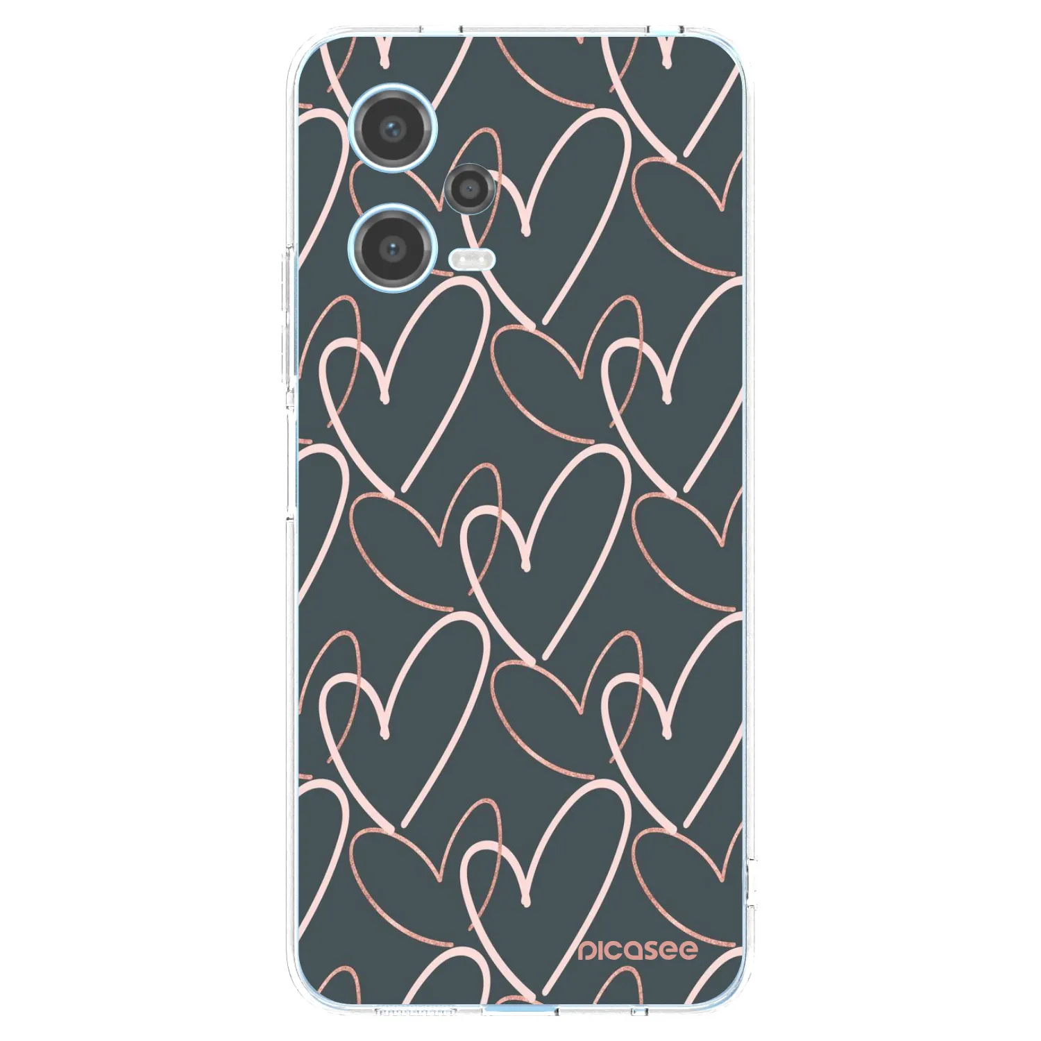 Picasee husă transparentă din silicon pentru Xiaomi Redmi Note 12 5G - Lots of love