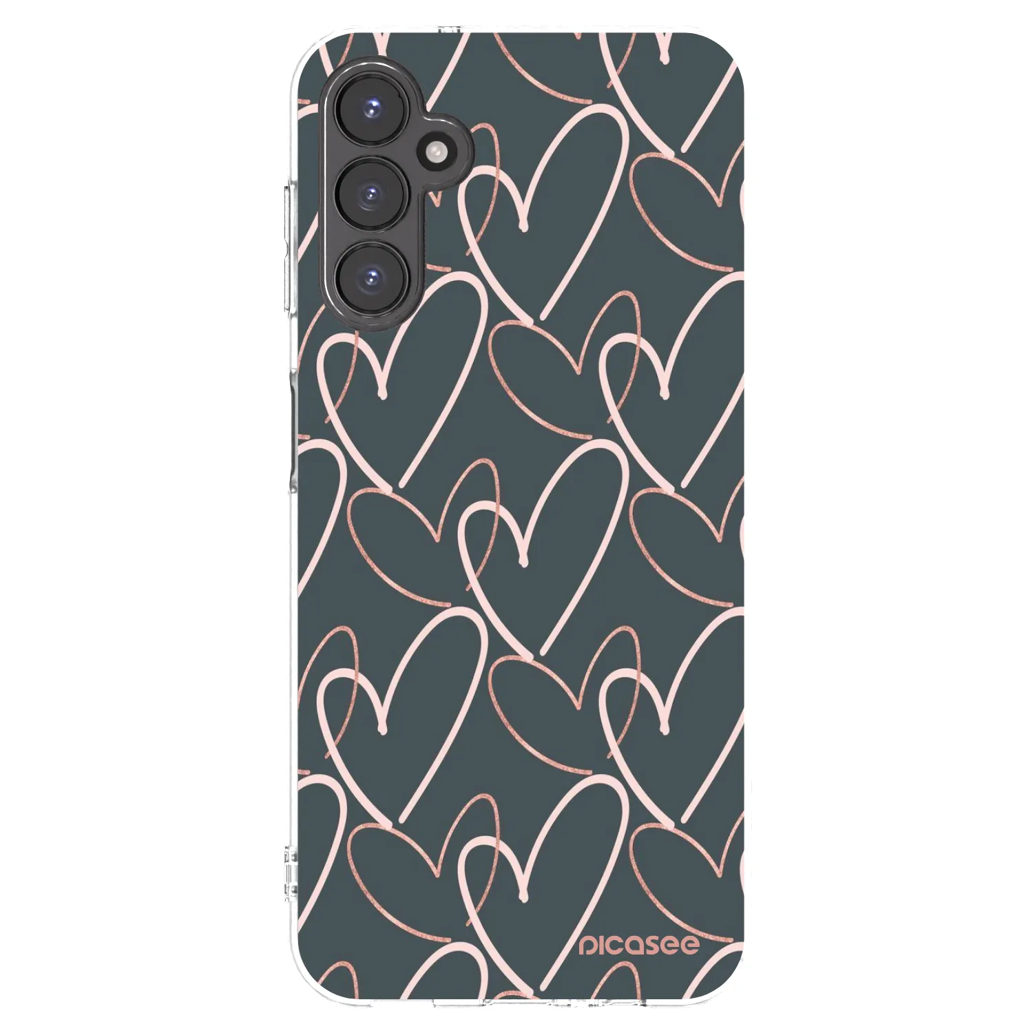 Picasee husă transparentă din silicon pentru Samsung Galaxy A14 4G A145R - Lots of love