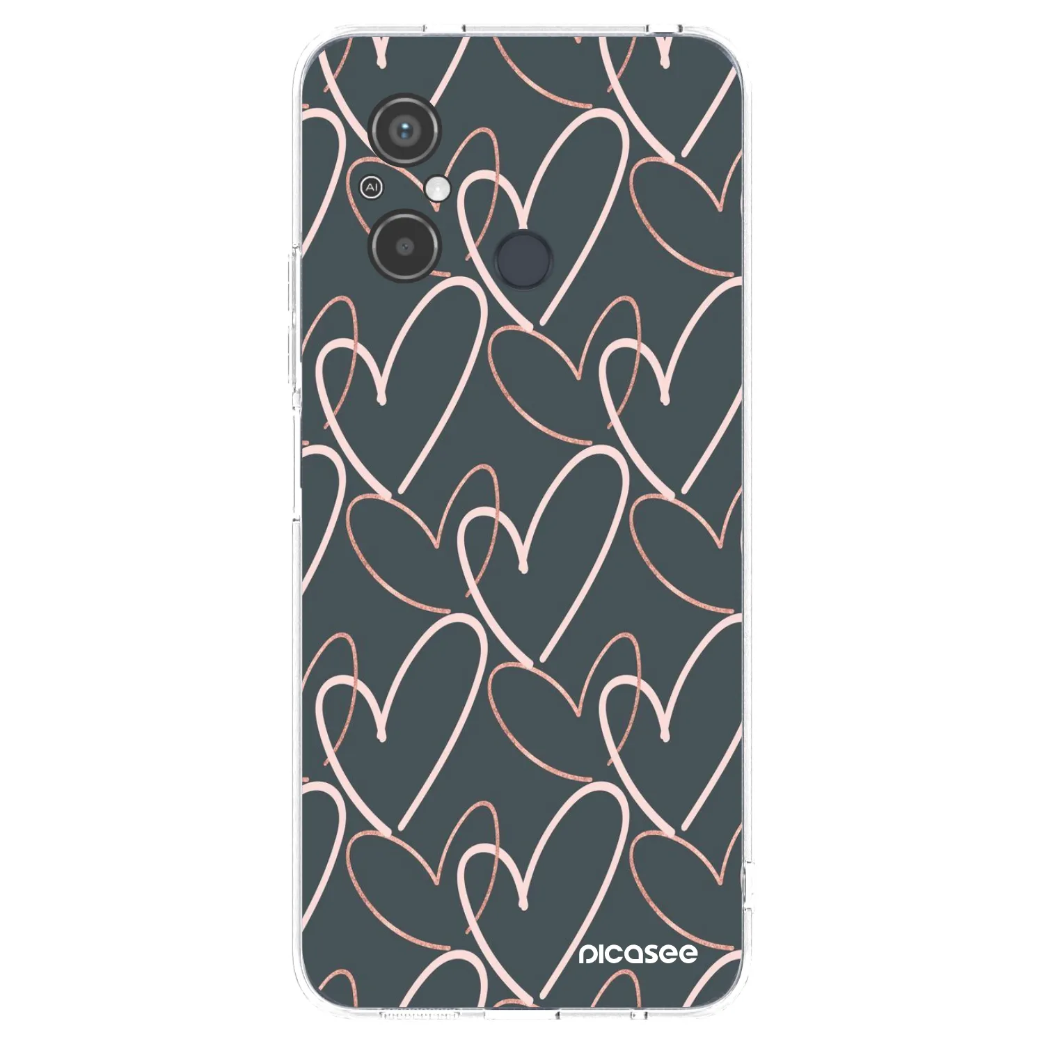 Picasee husă transparentă din silicon pentru Xiaomi Redmi 12C - Lots of love