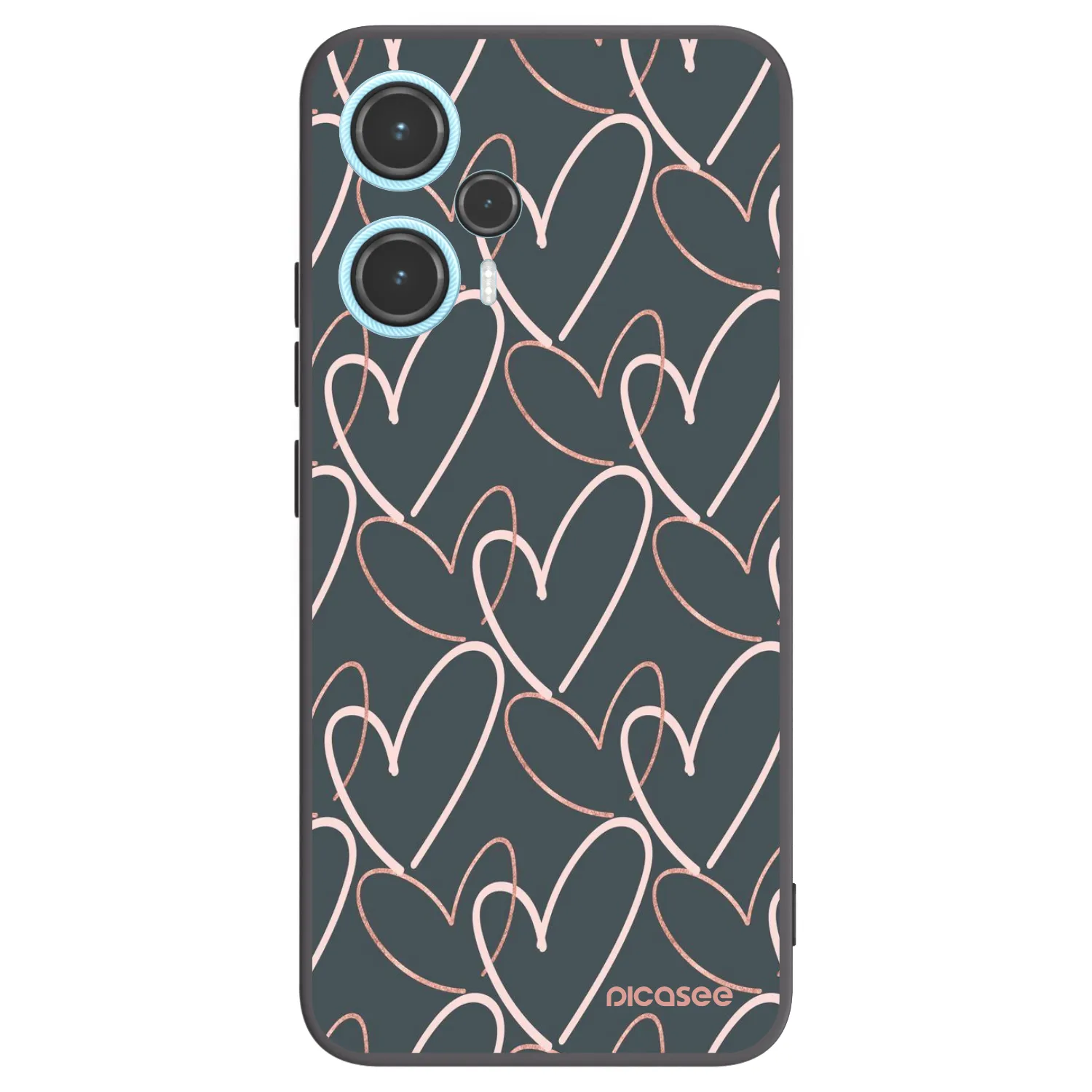 Picasee husă neagră din silicon pentru Xiaomi Poco F5 - Lots of love