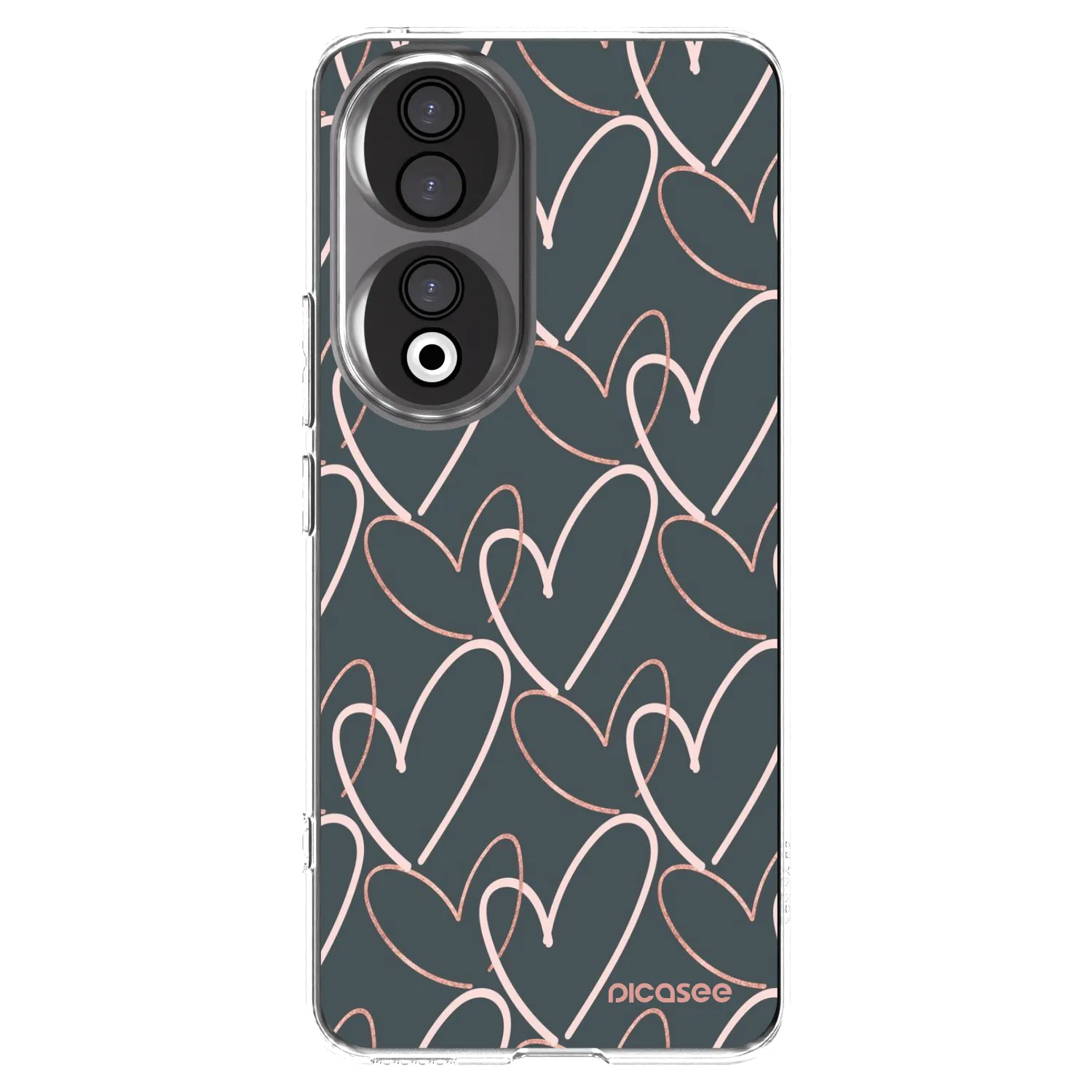 Picasee husă transparentă din silicon pentru Honor 90 5G - Lots of love