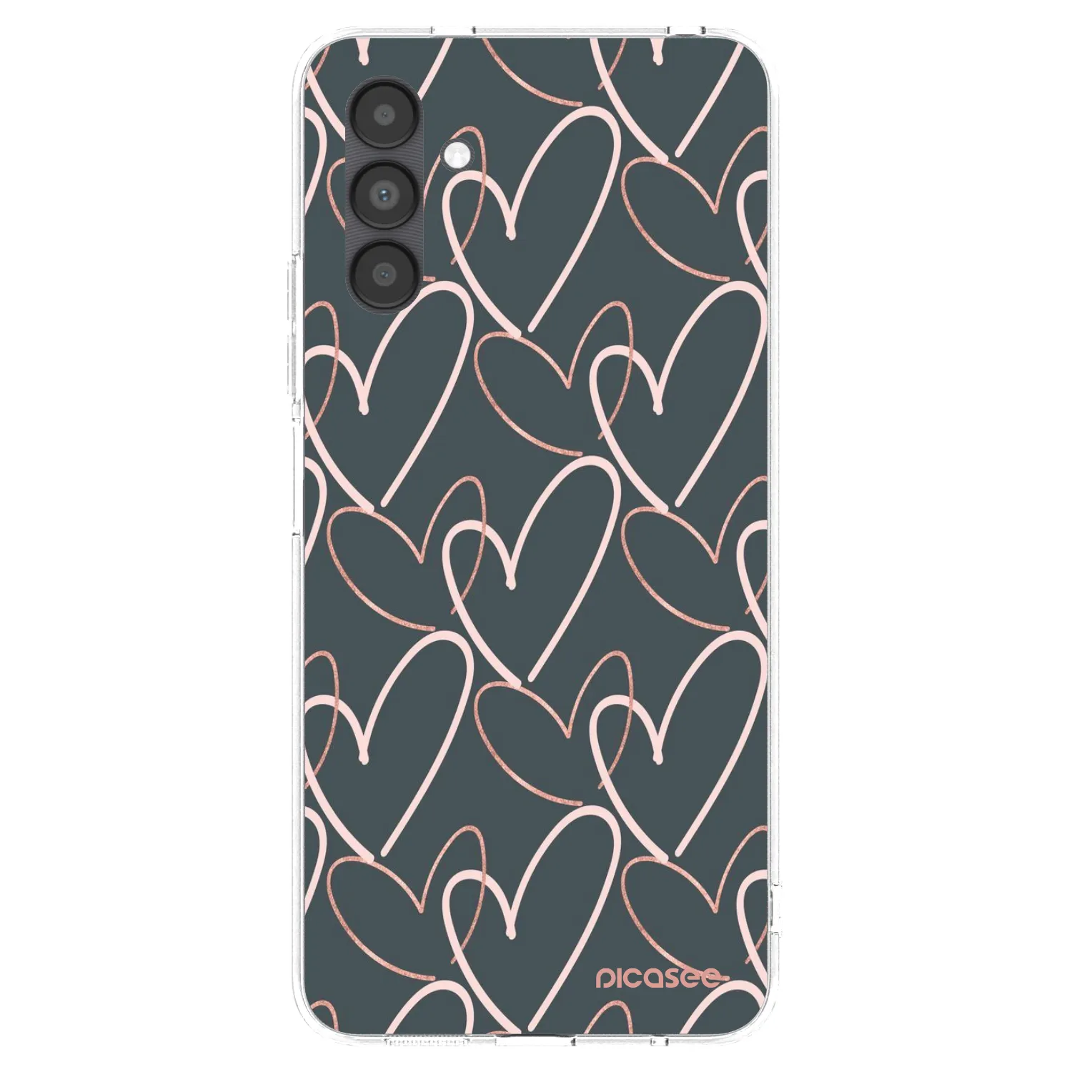 Picasee husă transparentă din silicon pentru Samsung Galaxy A04s A047F - Lots of love