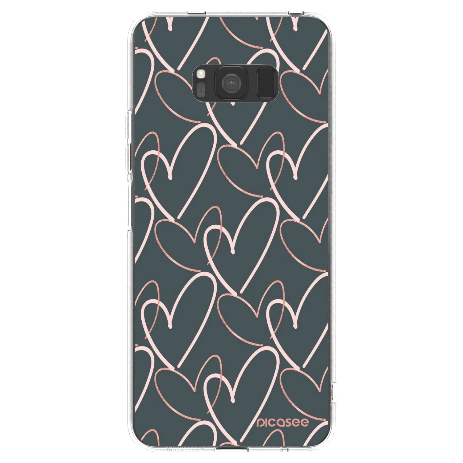 Picasee husă transparentă din silicon pentru Samsung Galaxy S8 G950F - Lots of love