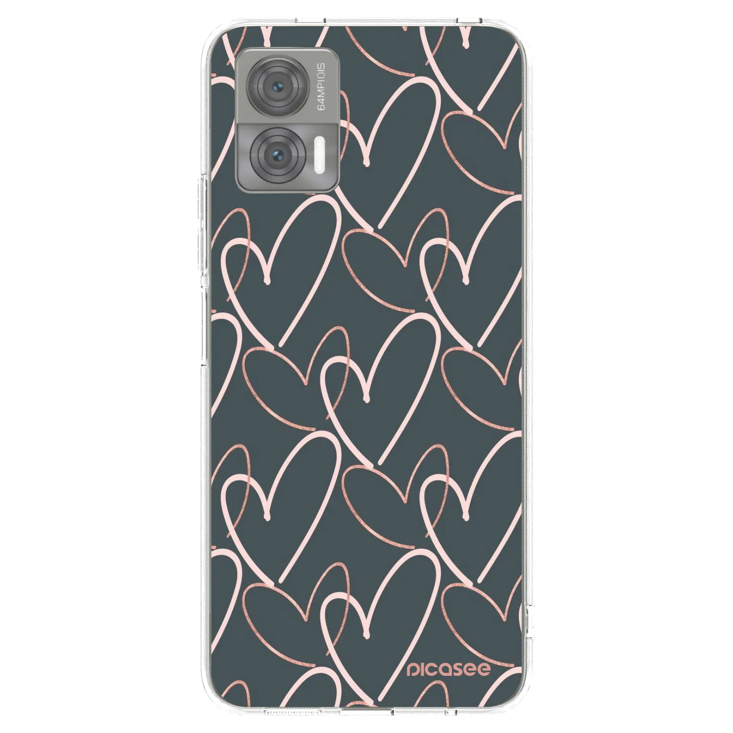 Picasee husă transparentă din silicon pentru Motorola Edge 30 Neo - Lots of love