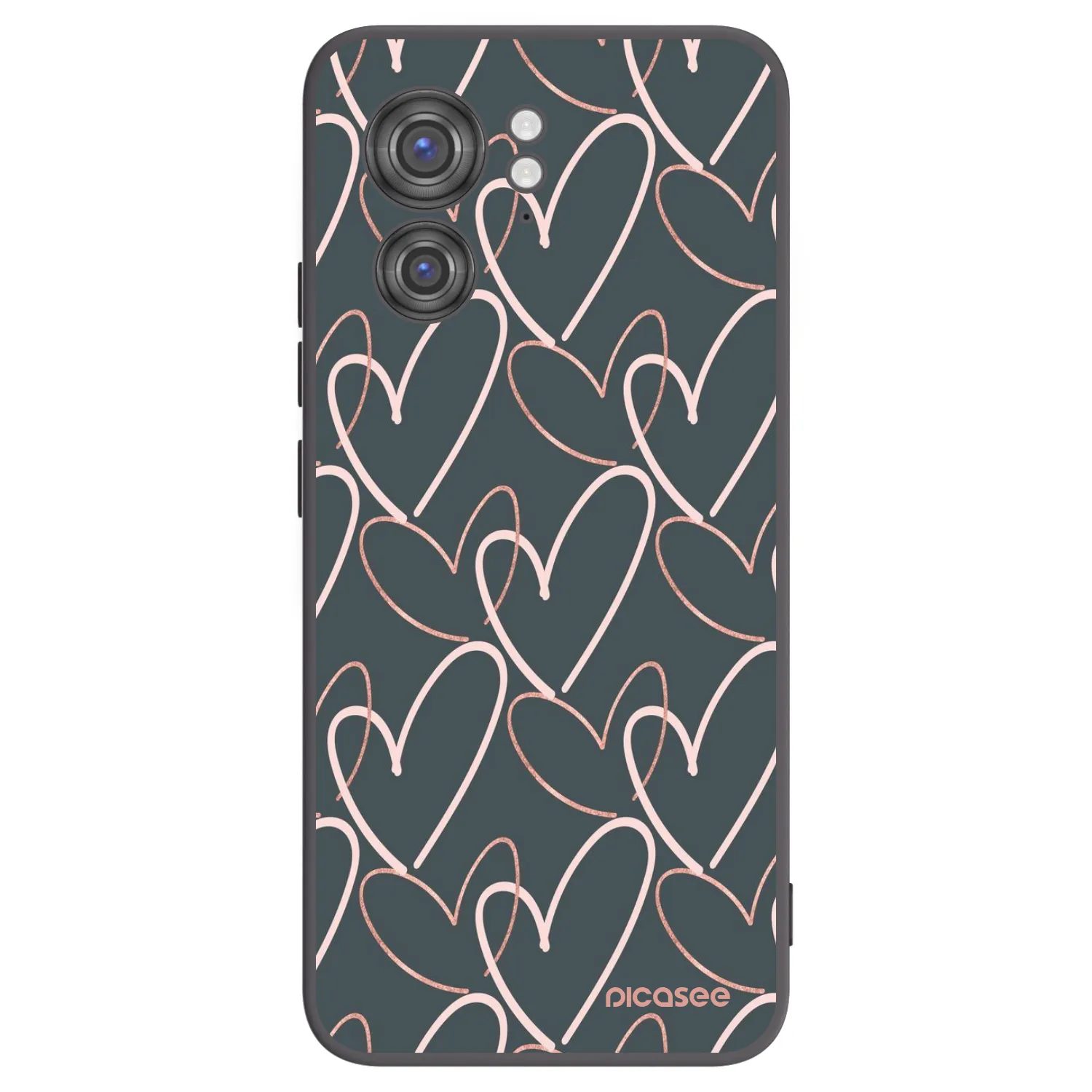 Picasee husă neagră din silicon pentru Motorola Edge 40 - Lots of love